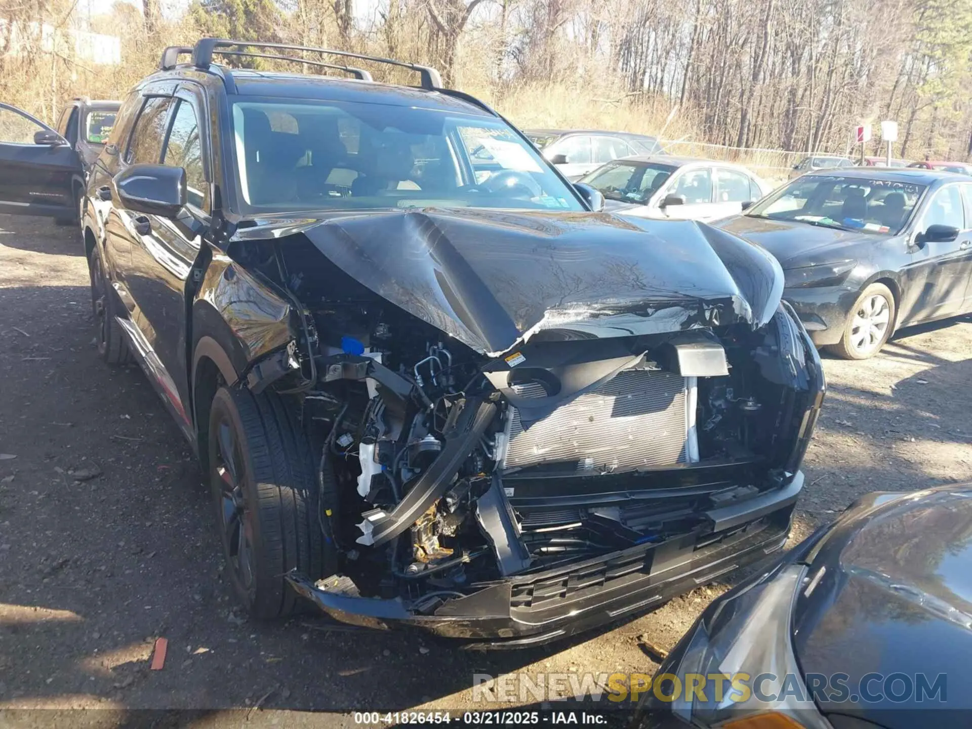 12 fotografías del automóvil dañado KM8R3DGE5RU731662 HYUNDAI PALISADE 2024
