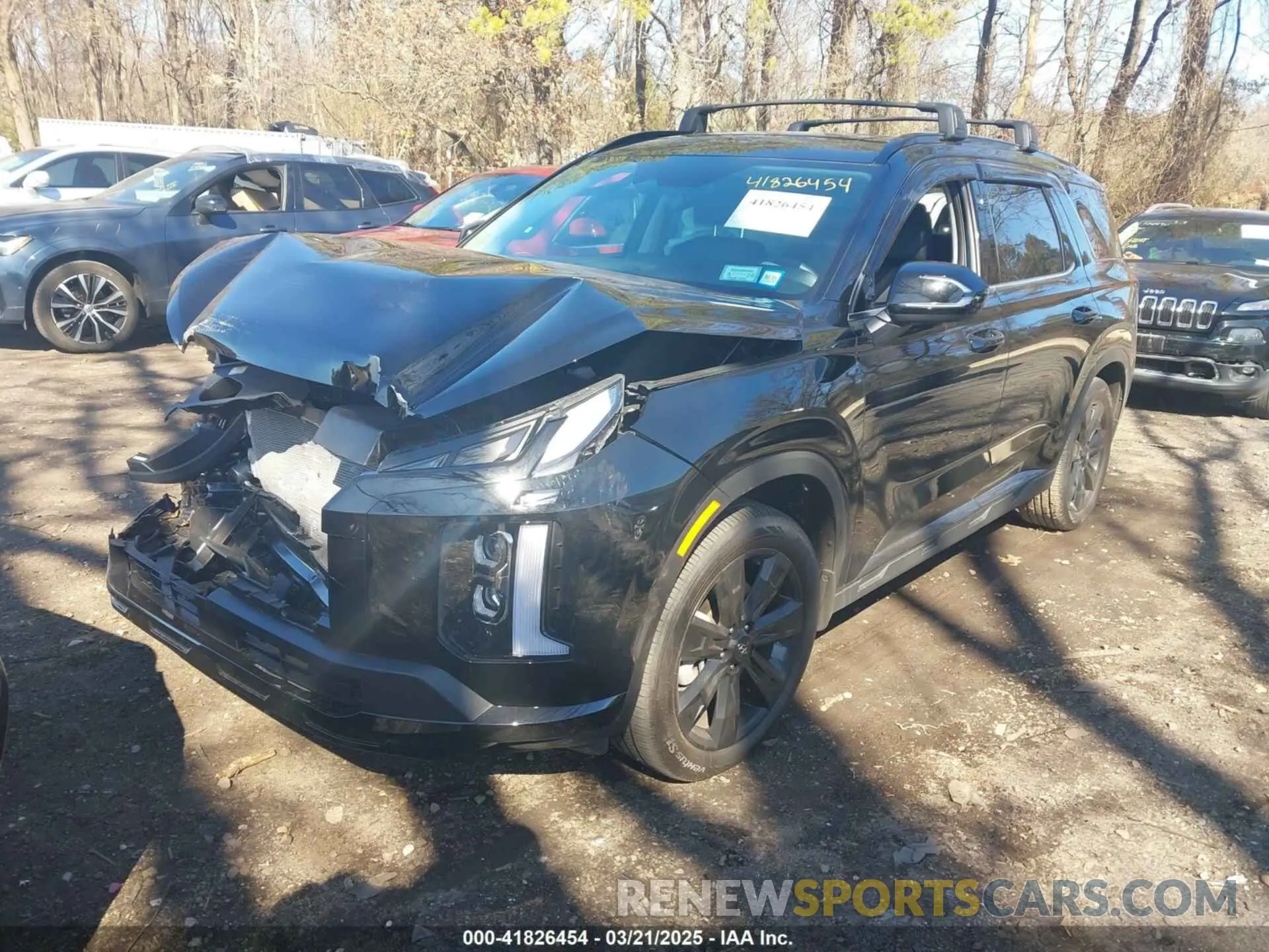 2 fotografías del automóvil dañado KM8R3DGE5RU731662 HYUNDAI PALISADE 2024
