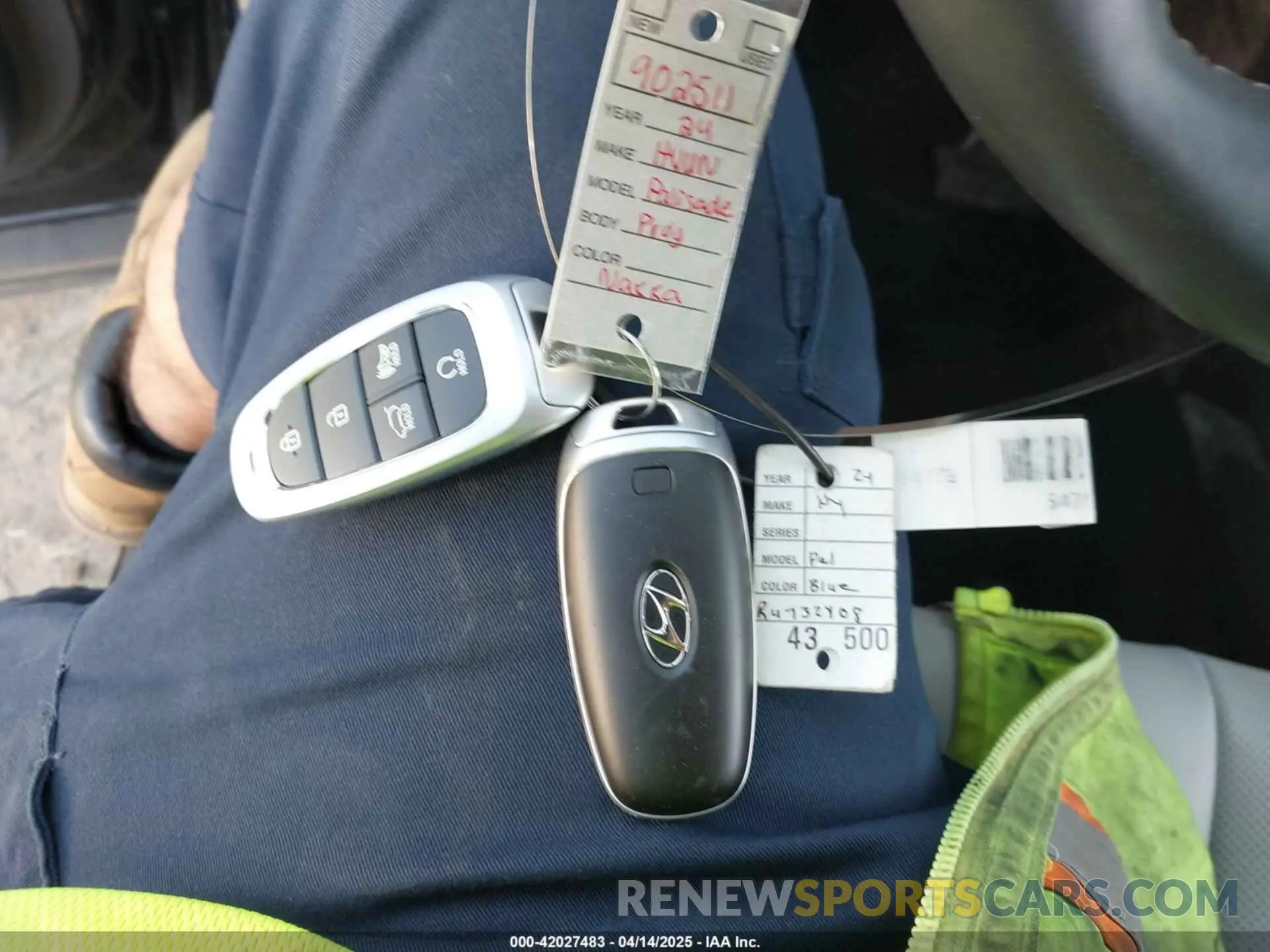 11 fotografías del automóvil dañado KM8R44GE0RU732408 HYUNDAI PALISADE 2024
