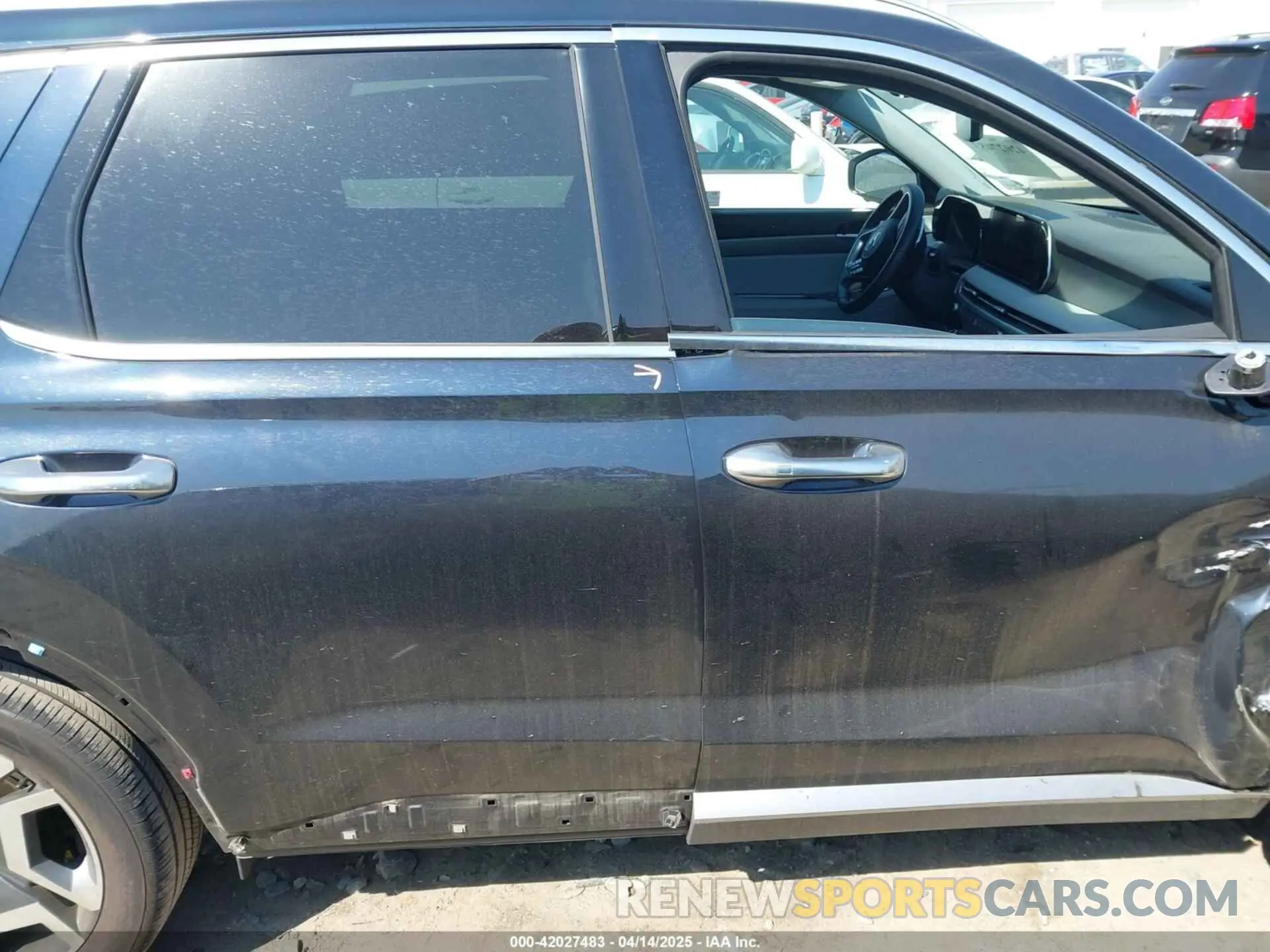13 fotografías del automóvil dañado KM8R44GE0RU732408 HYUNDAI PALISADE 2024