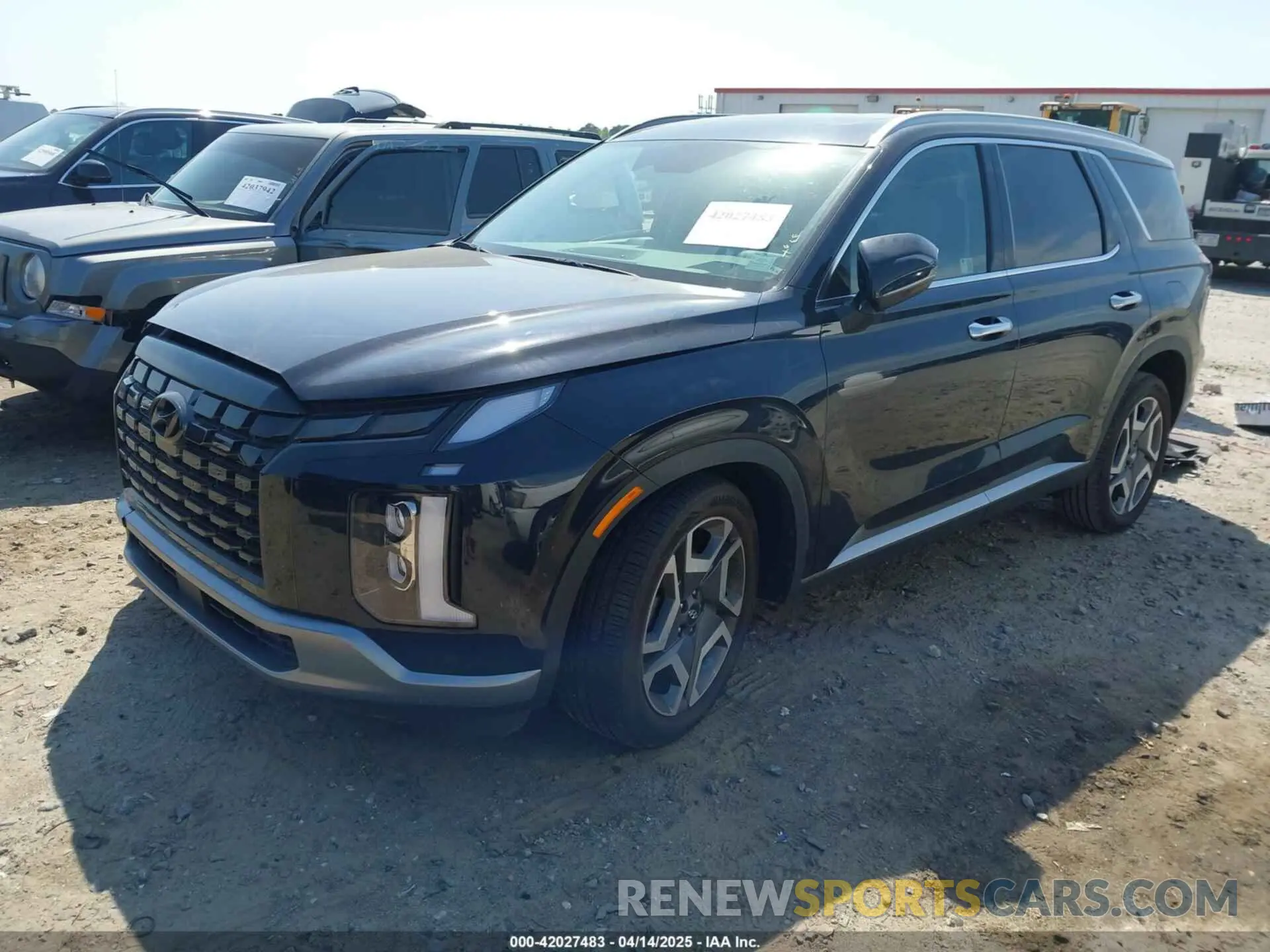 2 fotografías del automóvil dañado KM8R44GE0RU732408 HYUNDAI PALISADE 2024