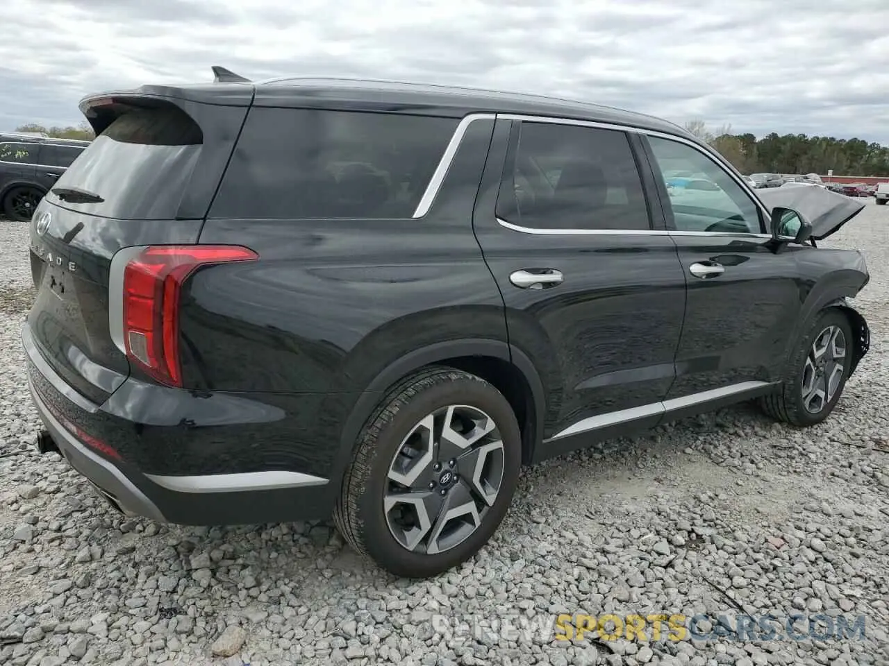 3 fotografías del automóvil dañado KM8R44GE1RU787594 HYUNDAI PALISADE 2024