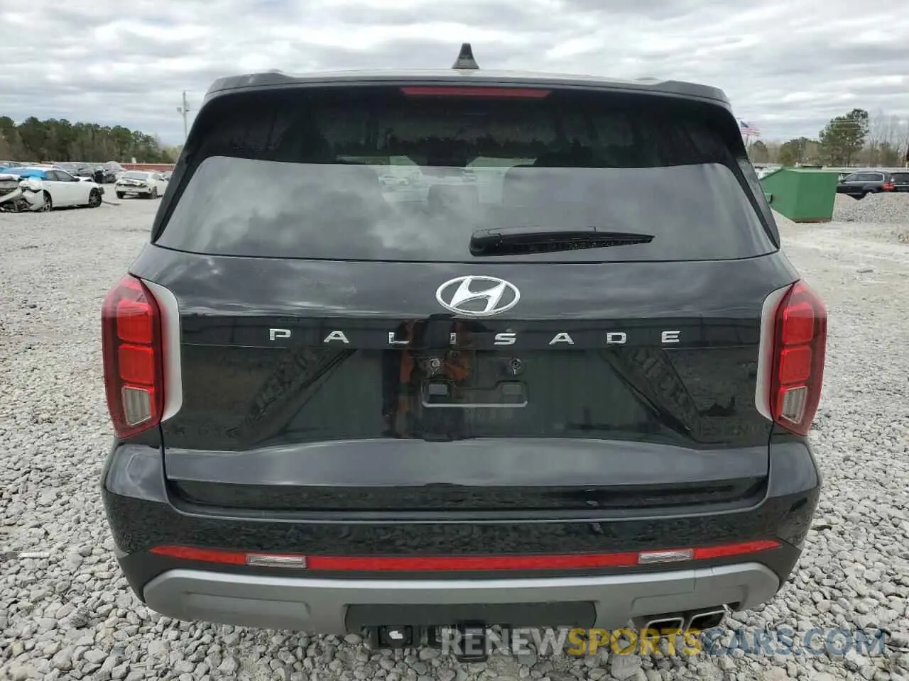 6 fotografías del automóvil dañado KM8R44GE1RU787594 HYUNDAI PALISADE 2024