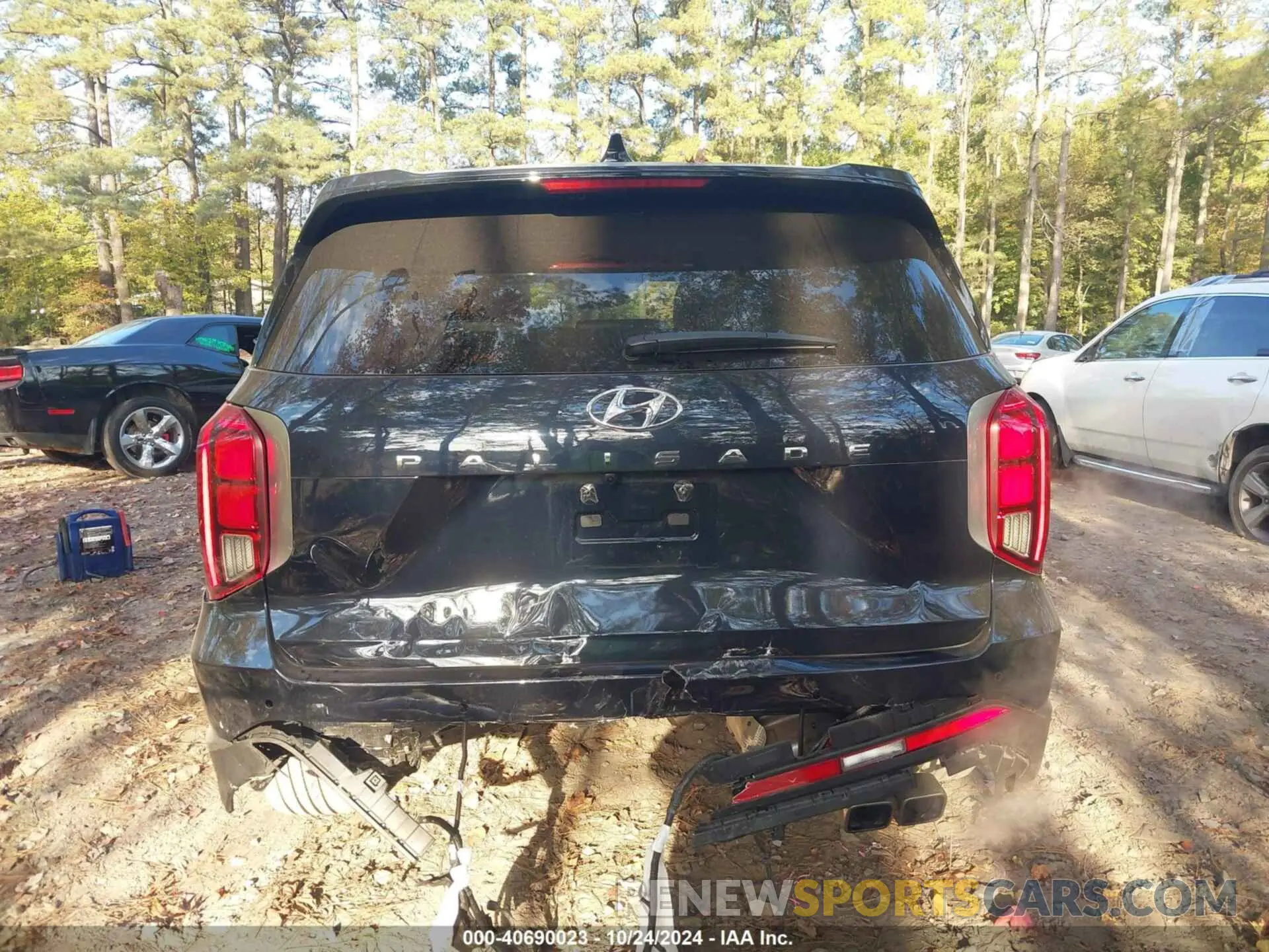16 fotografías del automóvil dañado KM8R44GE2RU753759 HYUNDAI PALISADE 2024