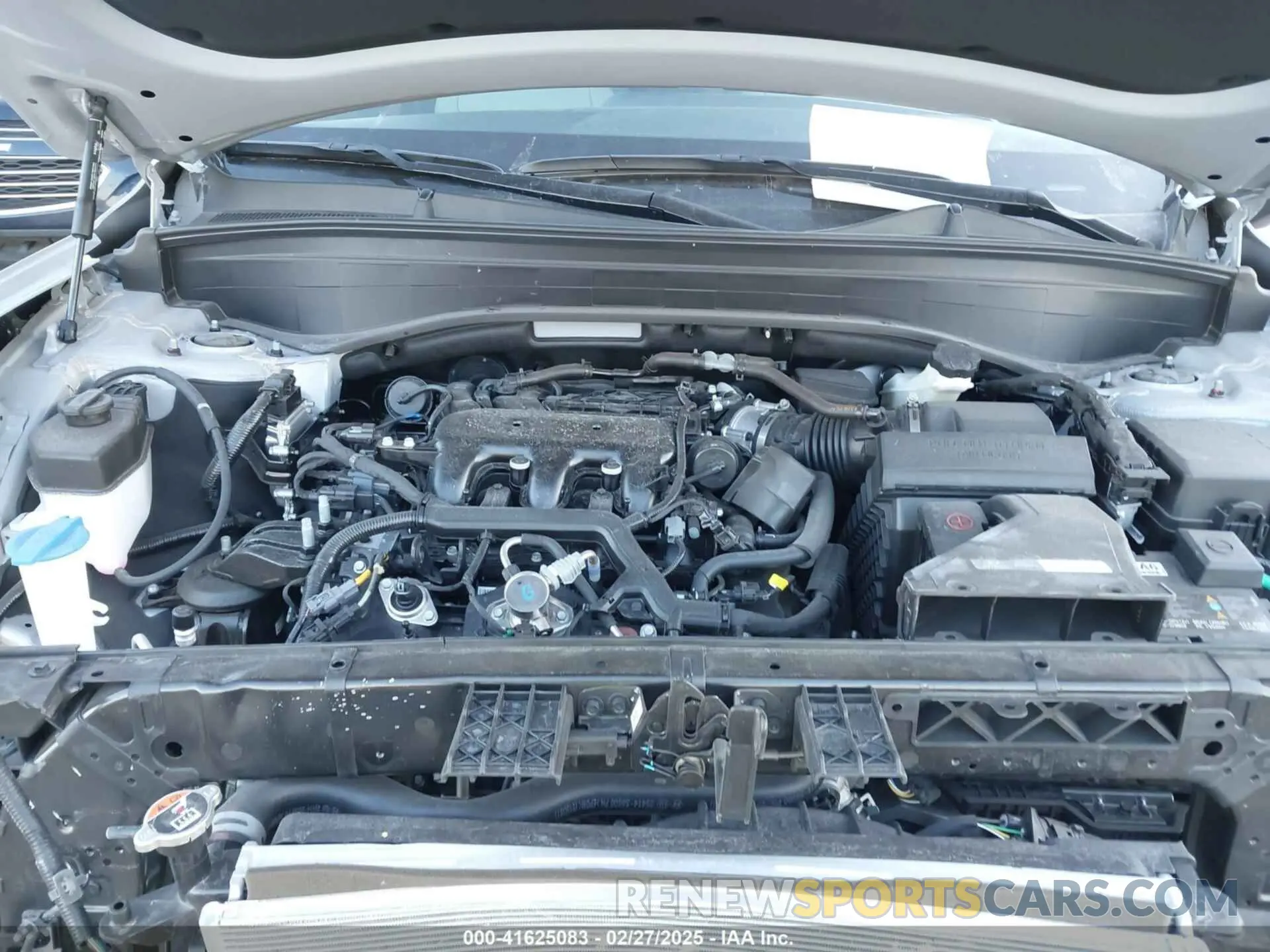 10 fotografías del automóvil dañado KM8R44GE3RU784874 HYUNDAI PALISADE 2024