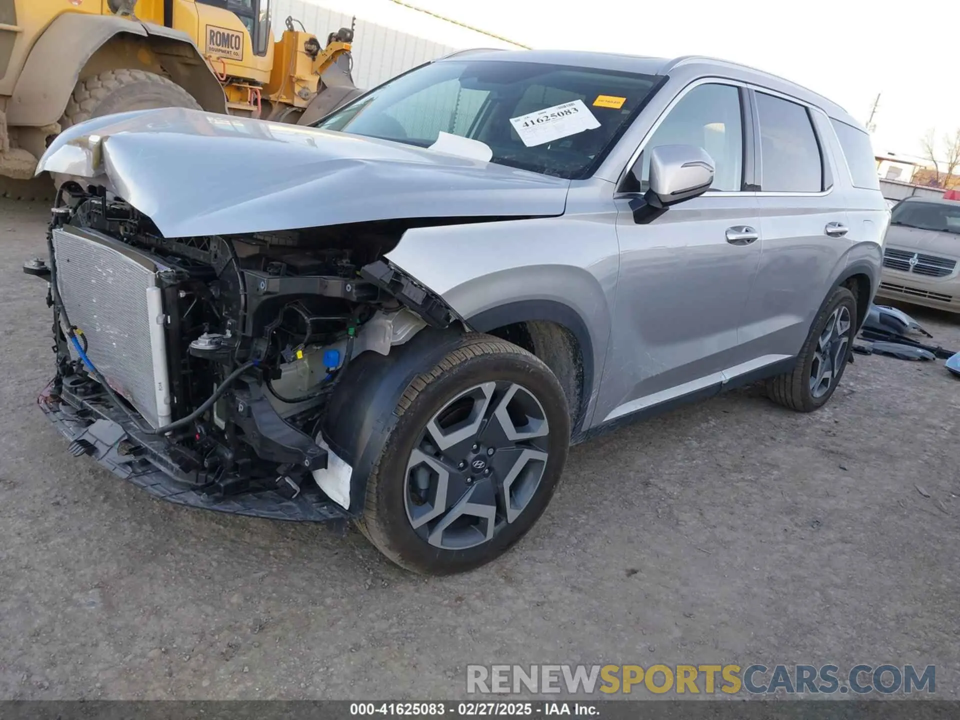 2 fotografías del automóvil dañado KM8R44GE3RU784874 HYUNDAI PALISADE 2024
