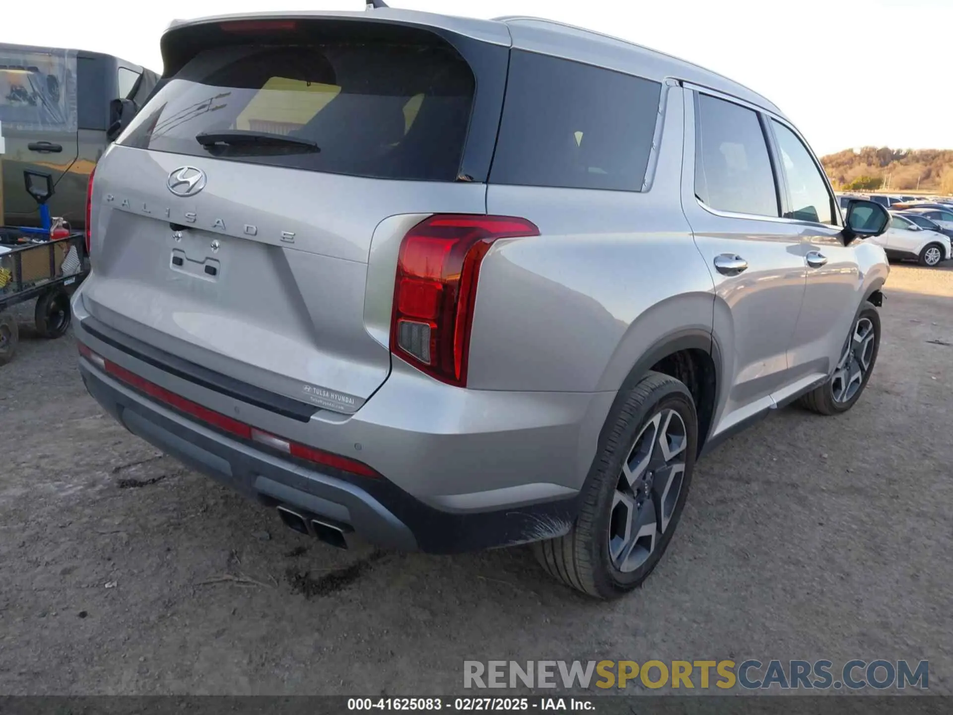 4 fotografías del automóvil dañado KM8R44GE3RU784874 HYUNDAI PALISADE 2024