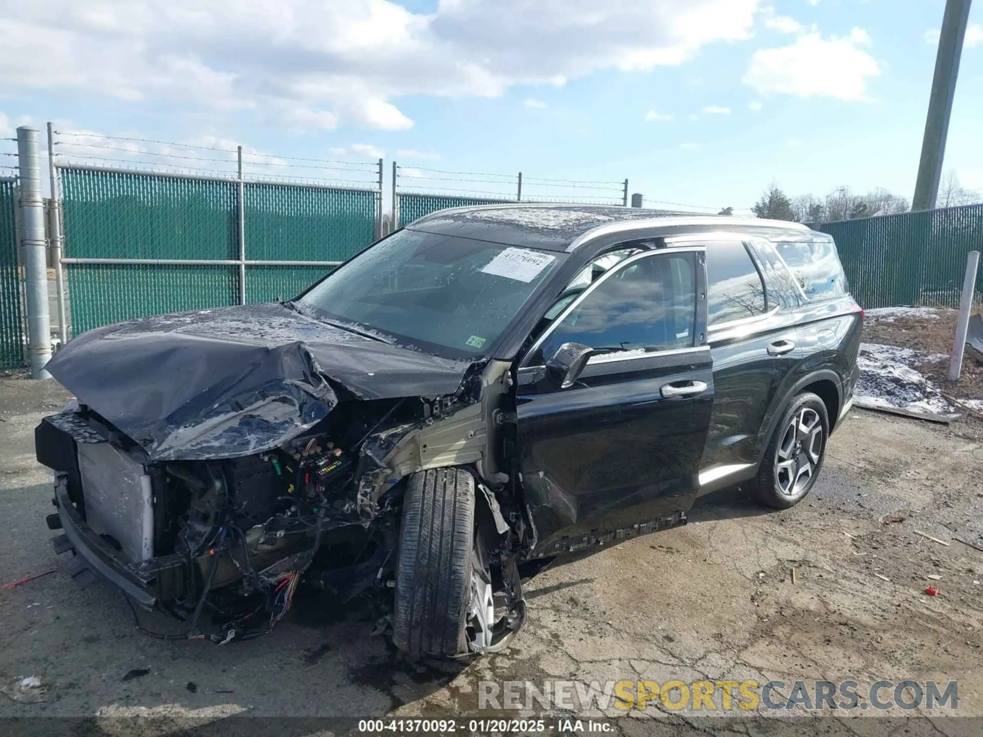 2 fotografías del automóvil dañado KM8R44GE6RU734888 HYUNDAI PALISADE 2024