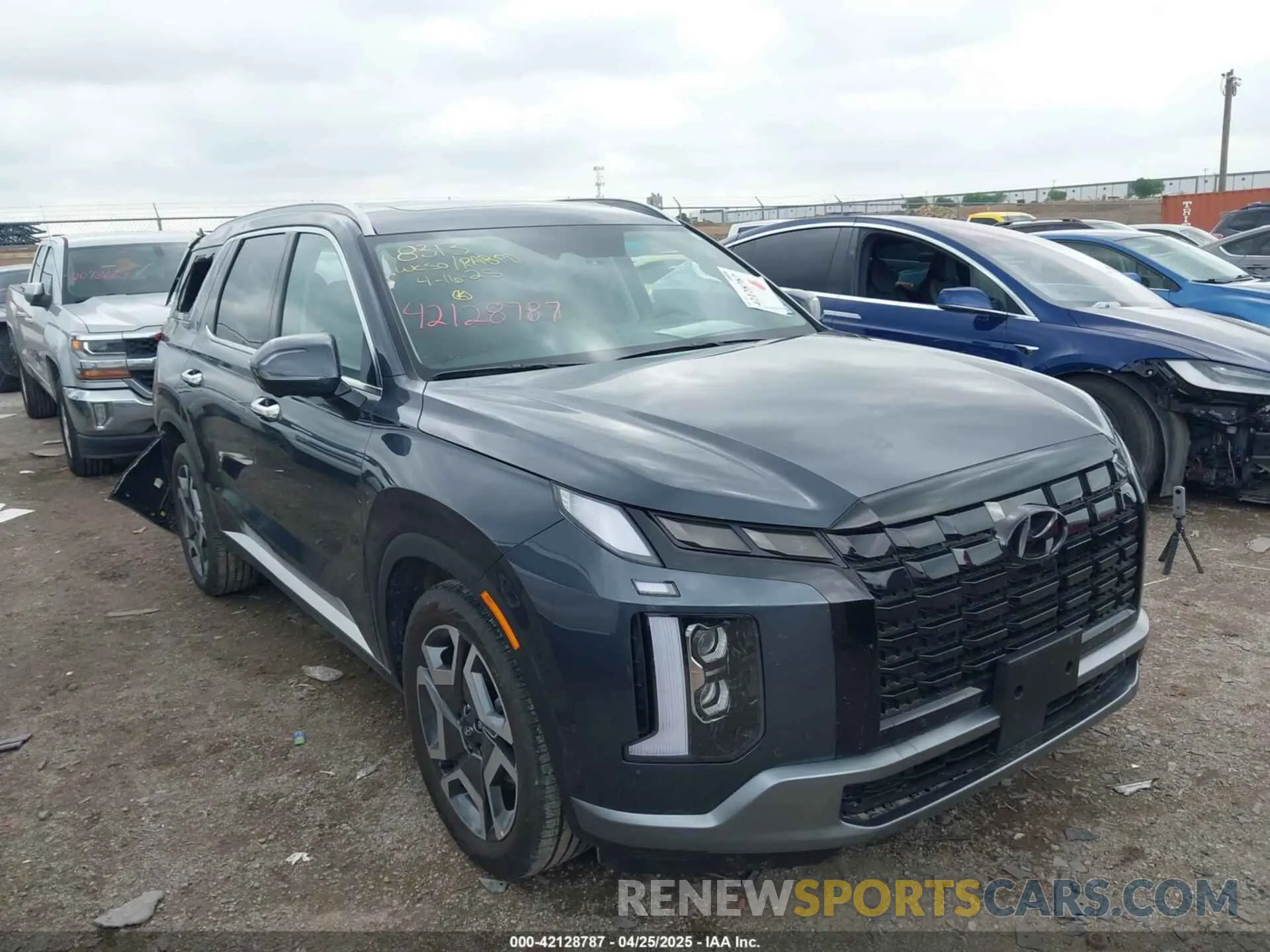 1 fotografías del automóvil dañado KM8R44GE6RU785338 HYUNDAI PALISADE 2024