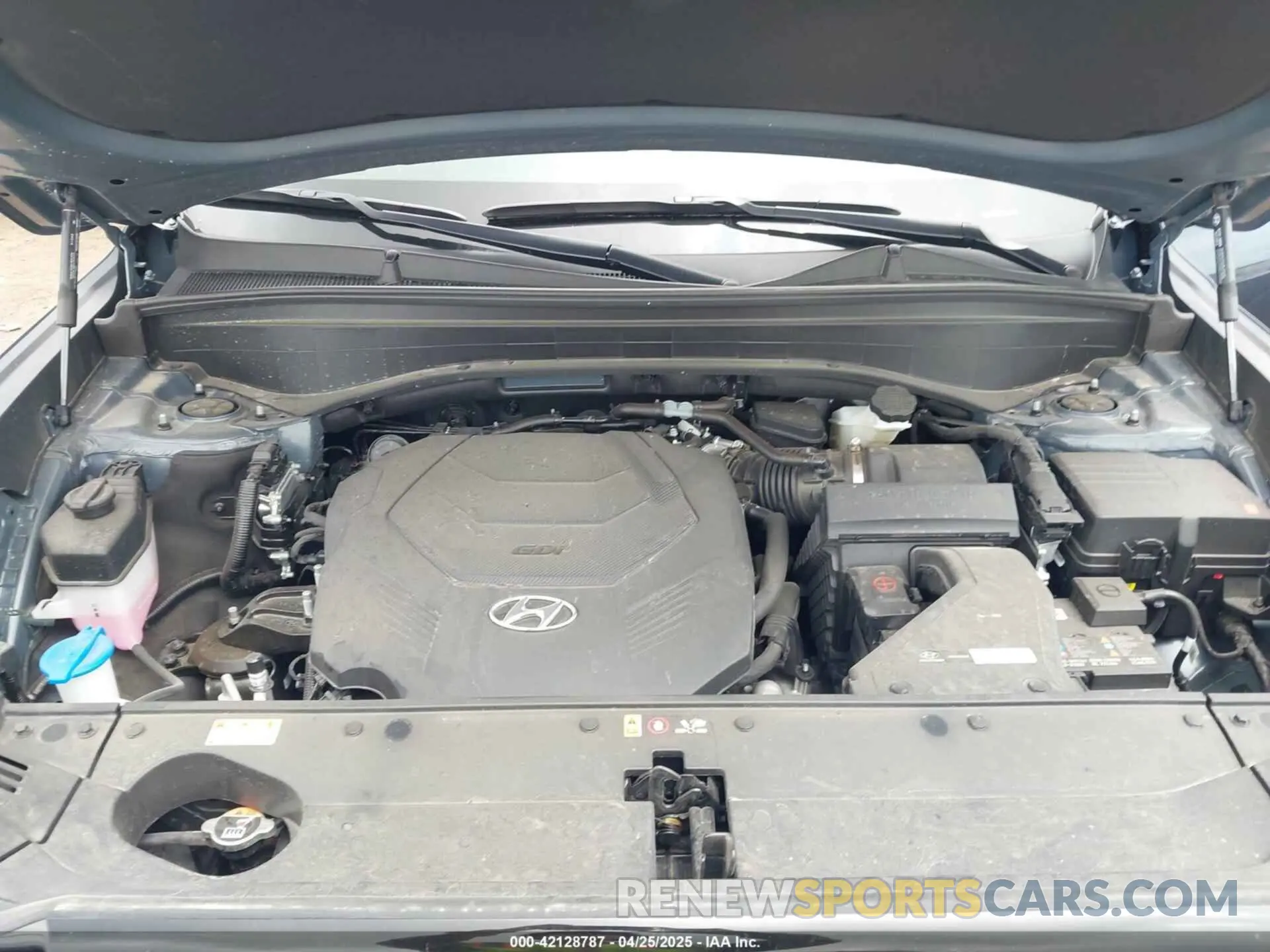 10 fotografías del automóvil dañado KM8R44GE6RU785338 HYUNDAI PALISADE 2024
