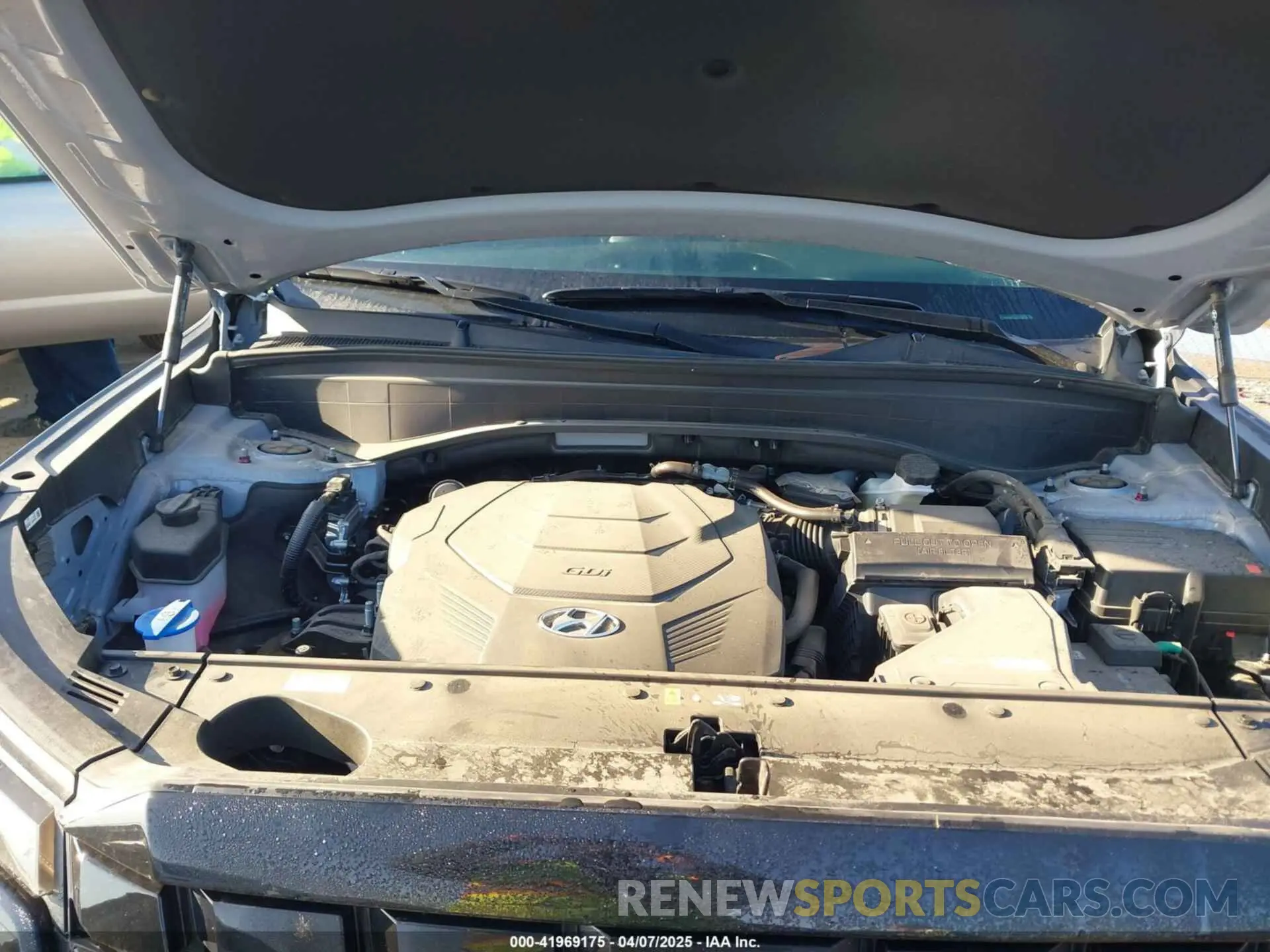 10 fotografías del automóvil dañado KM8R44GE6RU802736 HYUNDAI PALISADE 2024