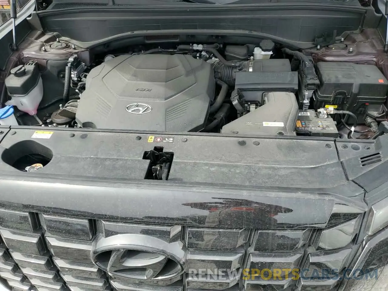 11 fotografías del automóvil dañado KM8R44GEXRU704020 HYUNDAI PALISADE 2024