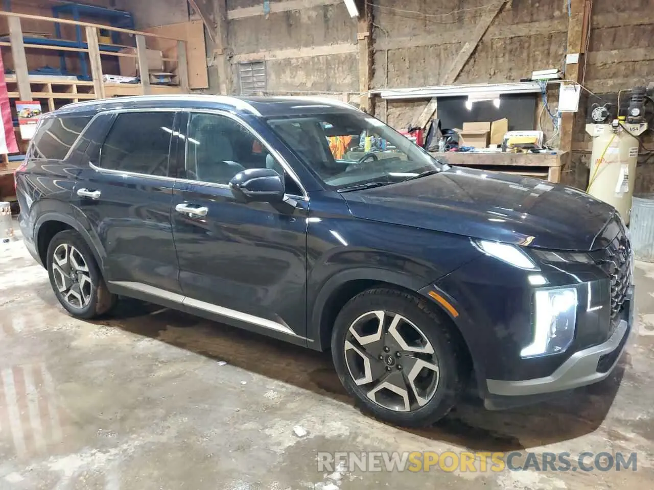 4 fotografías del automóvil dañado KM8R4DGE4RU722853 HYUNDAI PALISADE 2024