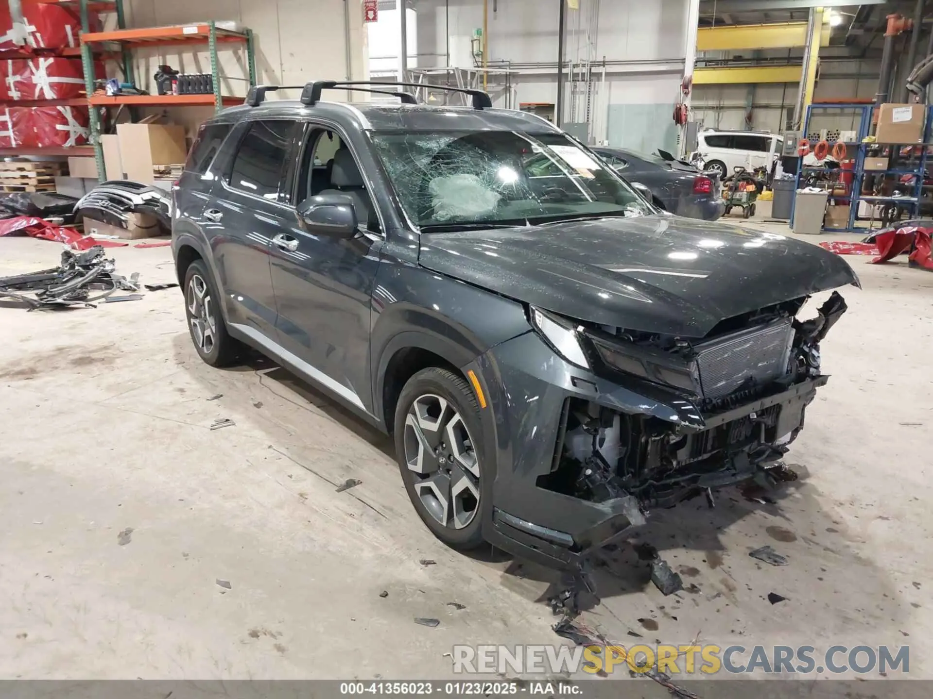 1 fotografías del automóvil dañado KM8R4DGE6RU786490 HYUNDAI PALISADE 2024