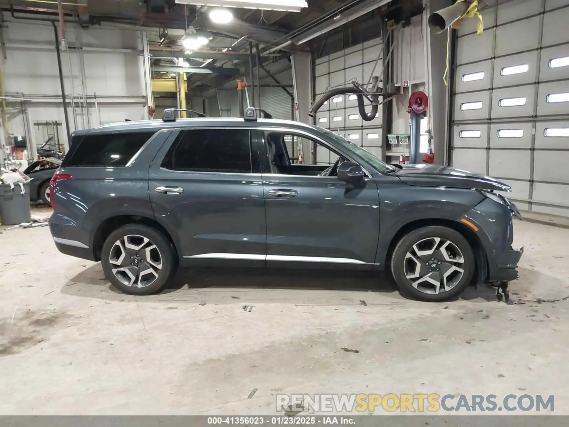 14 fotografías del automóvil dañado KM8R4DGE6RU786490 HYUNDAI PALISADE 2024