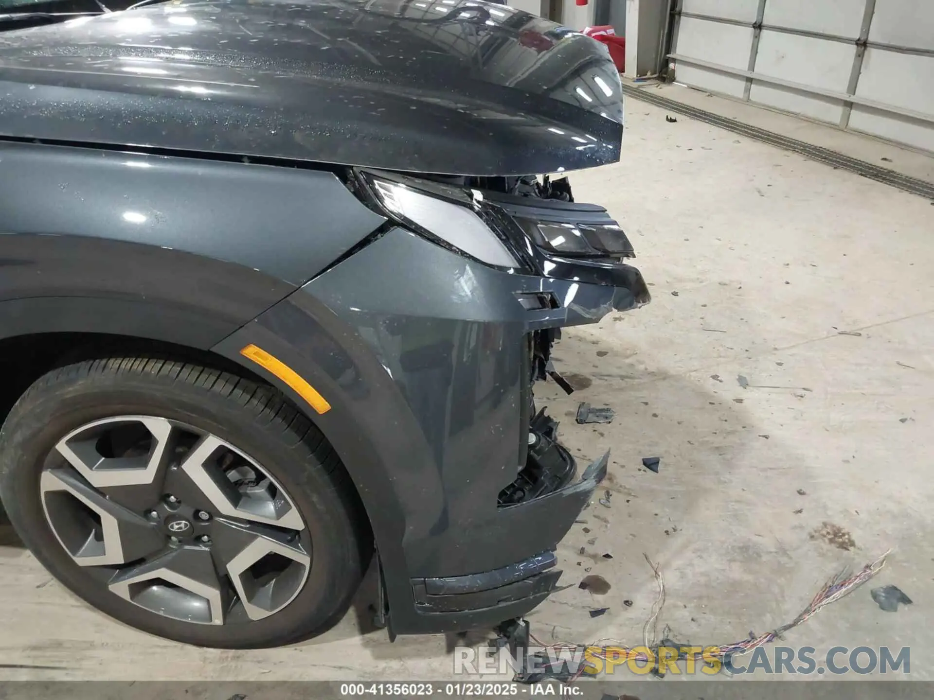 18 fotografías del automóvil dañado KM8R4DGE6RU786490 HYUNDAI PALISADE 2024