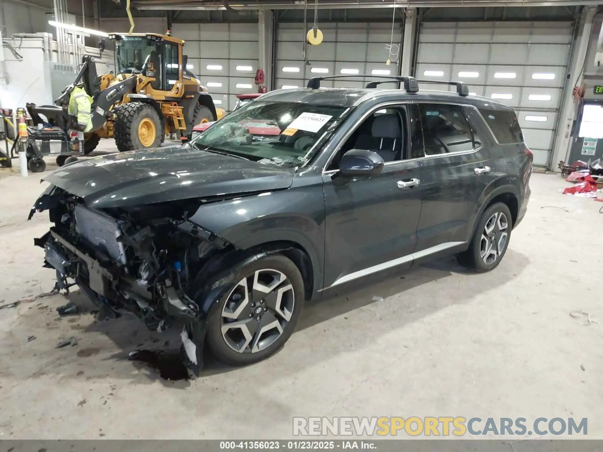 2 fotografías del automóvil dañado KM8R4DGE6RU786490 HYUNDAI PALISADE 2024