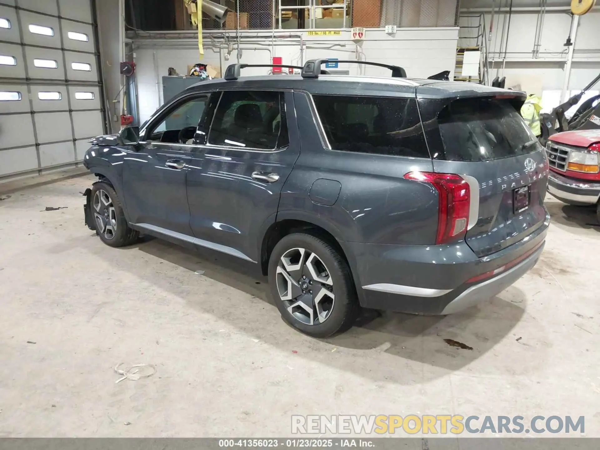 3 fotografías del automóvil dañado KM8R4DGE6RU786490 HYUNDAI PALISADE 2024