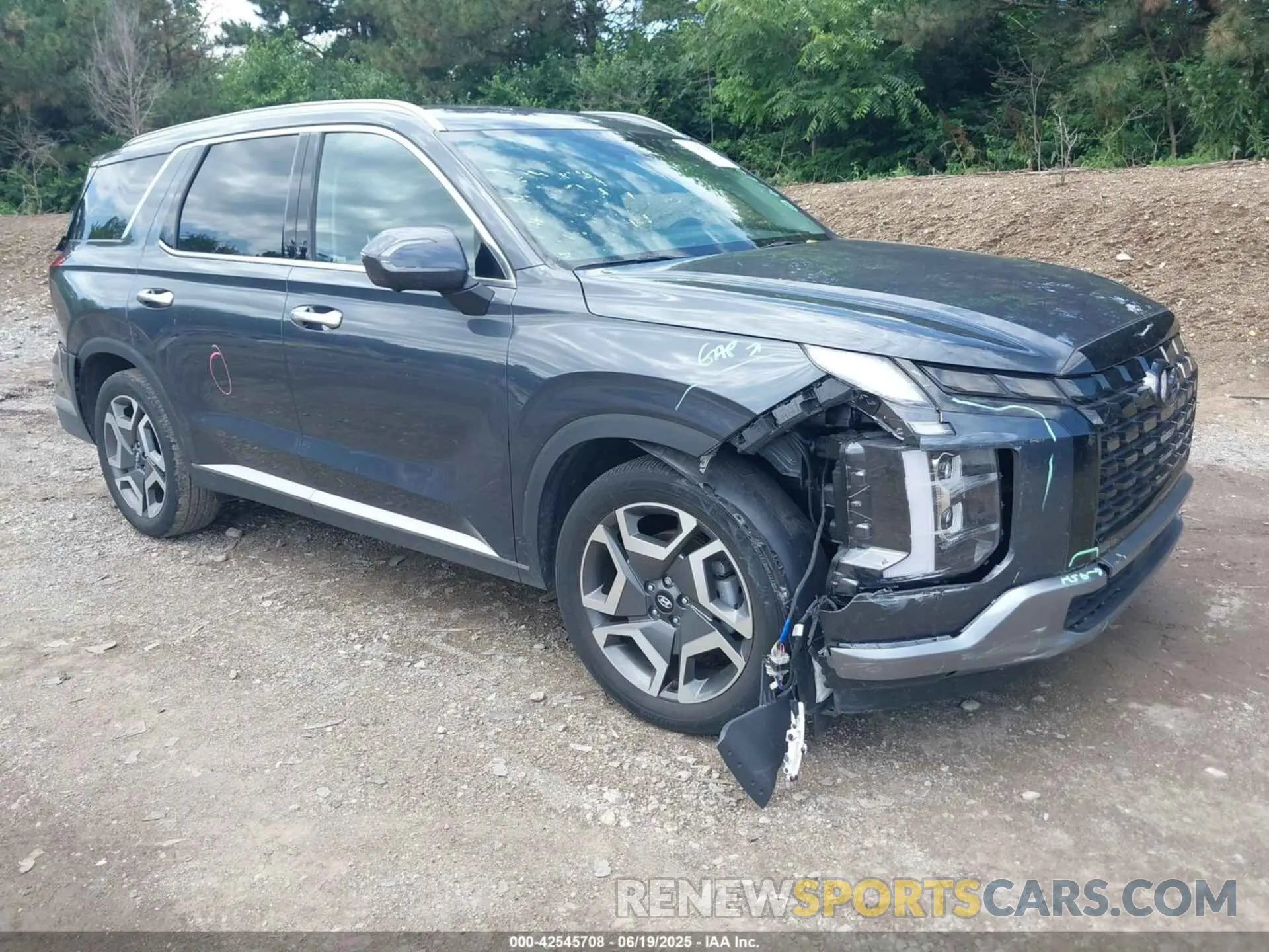 1 fotografías del automóvil dañado KM8R4DGE9RU690501 HYUNDAI PALISADE 2024