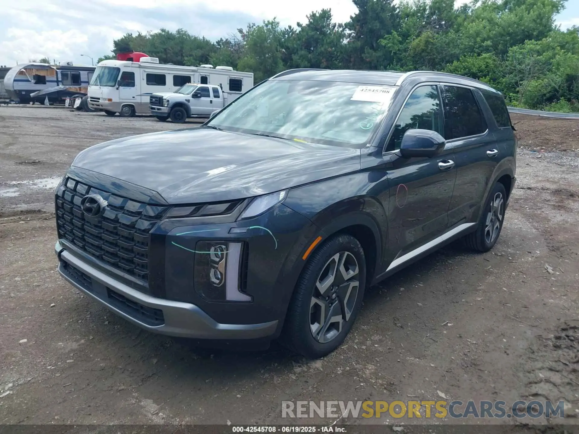 2 fotografías del automóvil dañado KM8R4DGE9RU690501 HYUNDAI PALISADE 2024