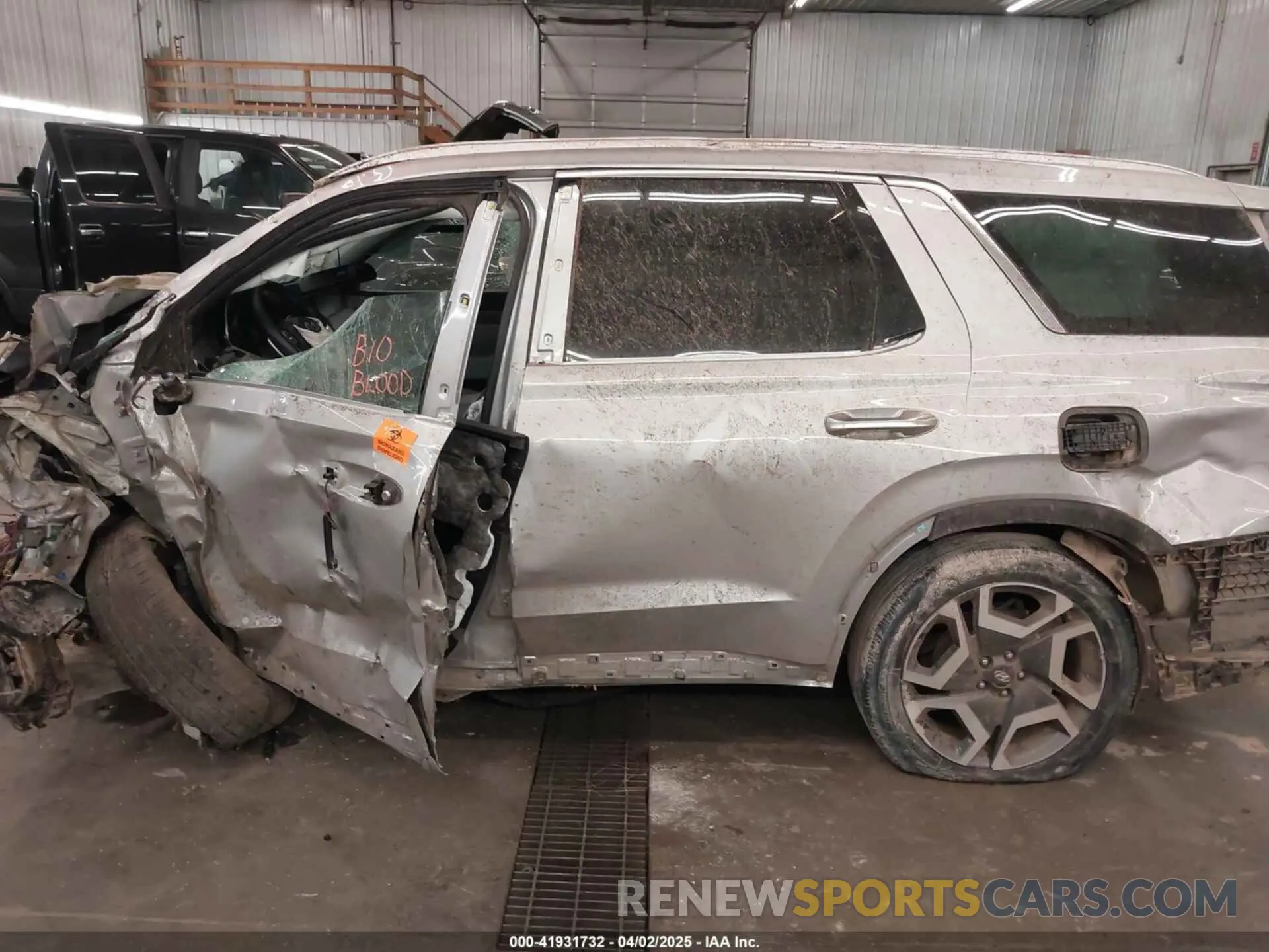 14 fotografías del automóvil dañado KM8R4DGEXRU753234 HYUNDAI PALISADE 2024