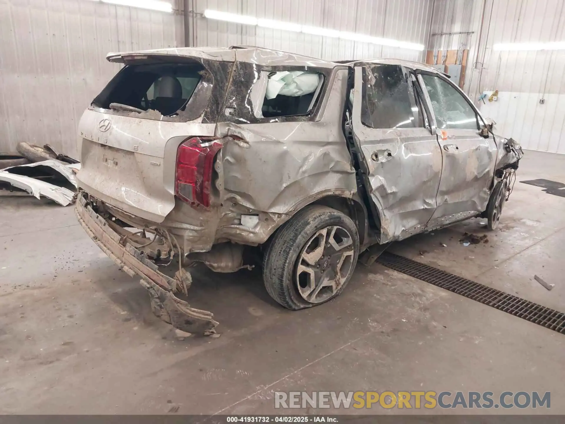 4 fotografías del automóvil dañado KM8R4DGEXRU753234 HYUNDAI PALISADE 2024