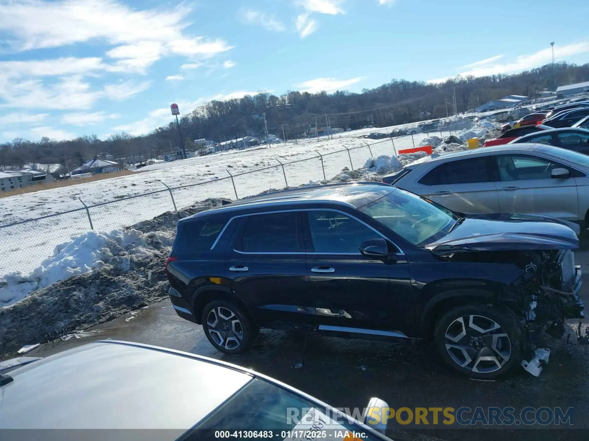 14 fotografías del automóvil dañado KM8R4DGEXRU797167 HYUNDAI PALISADE 2024
