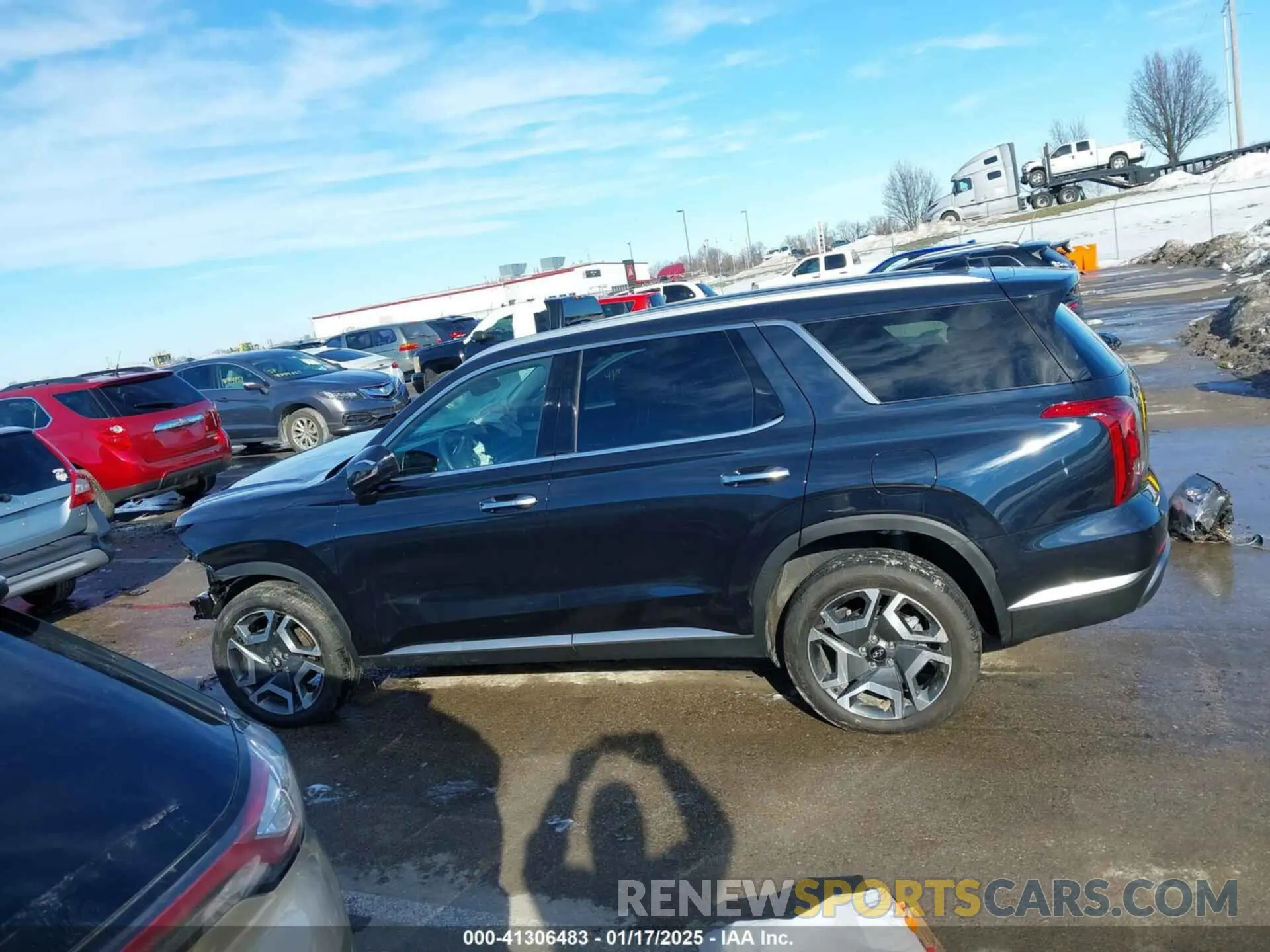 15 fotografías del automóvil dañado KM8R4DGEXRU797167 HYUNDAI PALISADE 2024