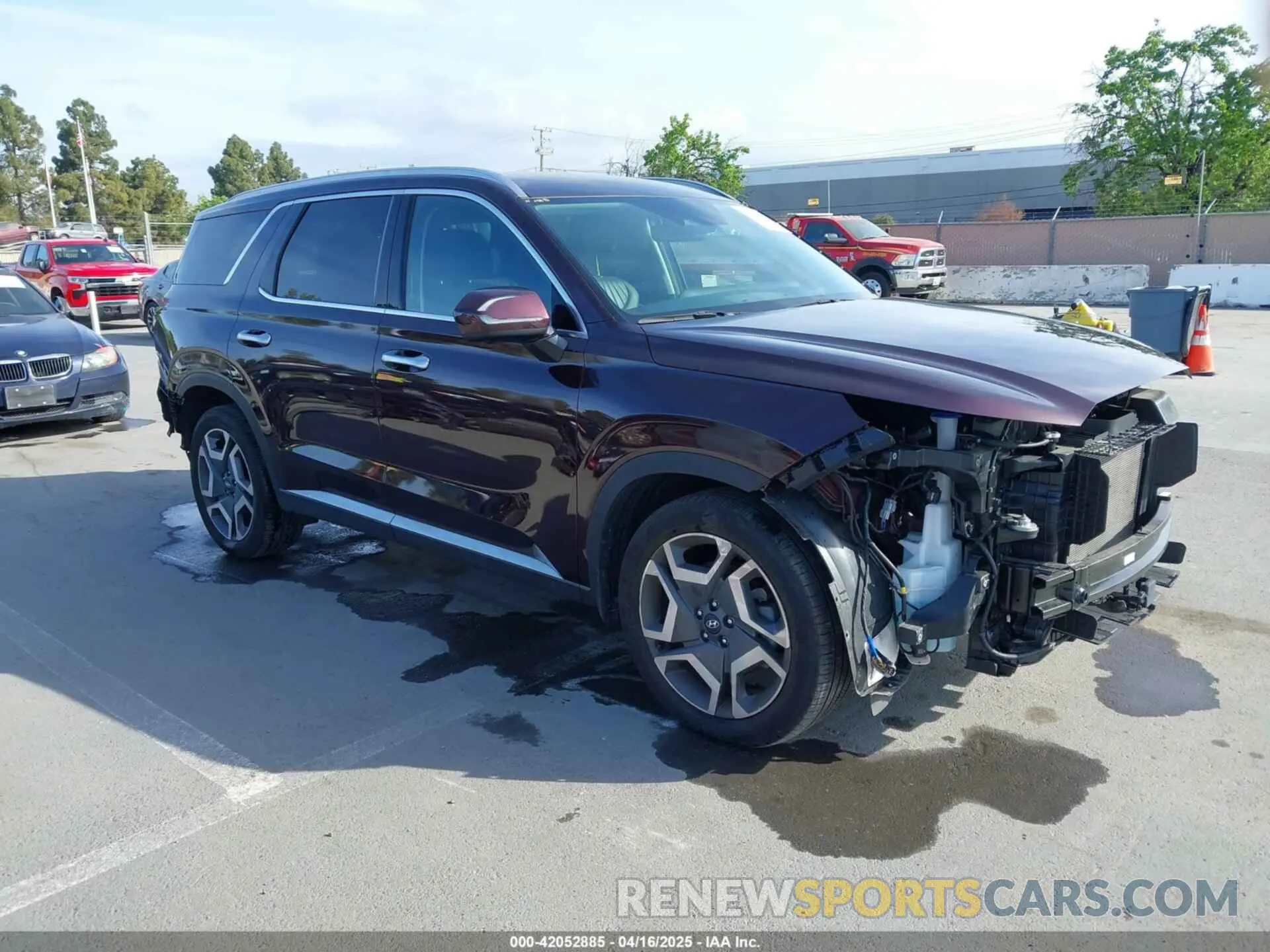 1 fotografías del automóvil dañado KM8R54GE2RU678722 HYUNDAI PALISADE 2024