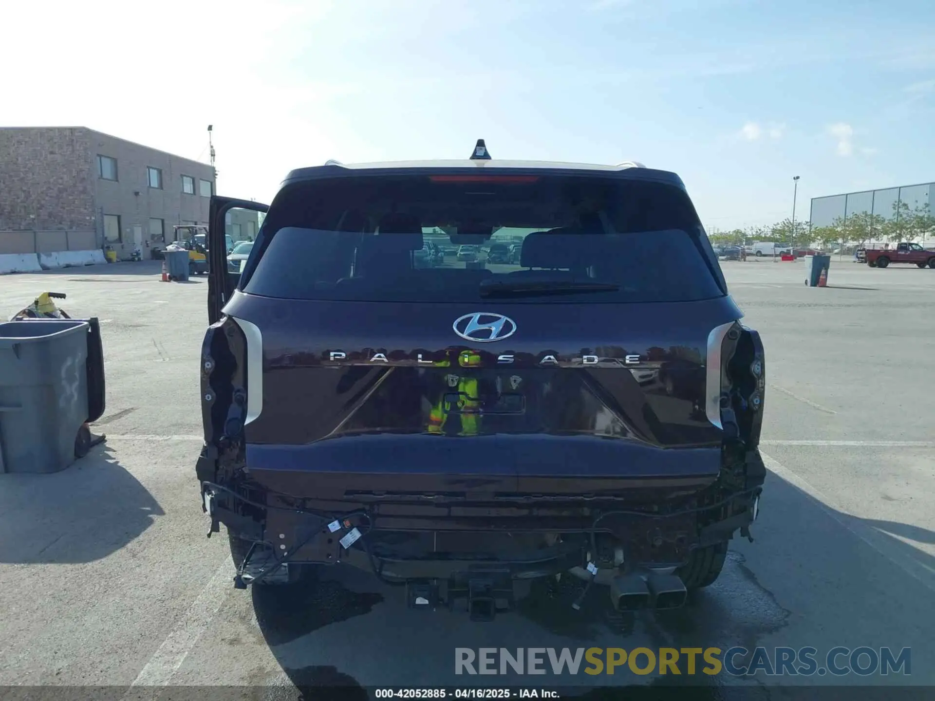 16 fotografías del automóvil dañado KM8R54GE2RU678722 HYUNDAI PALISADE 2024