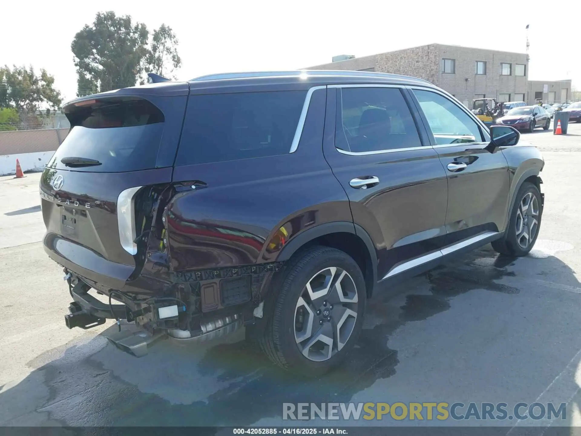 4 fotografías del automóvil dañado KM8R54GE2RU678722 HYUNDAI PALISADE 2024