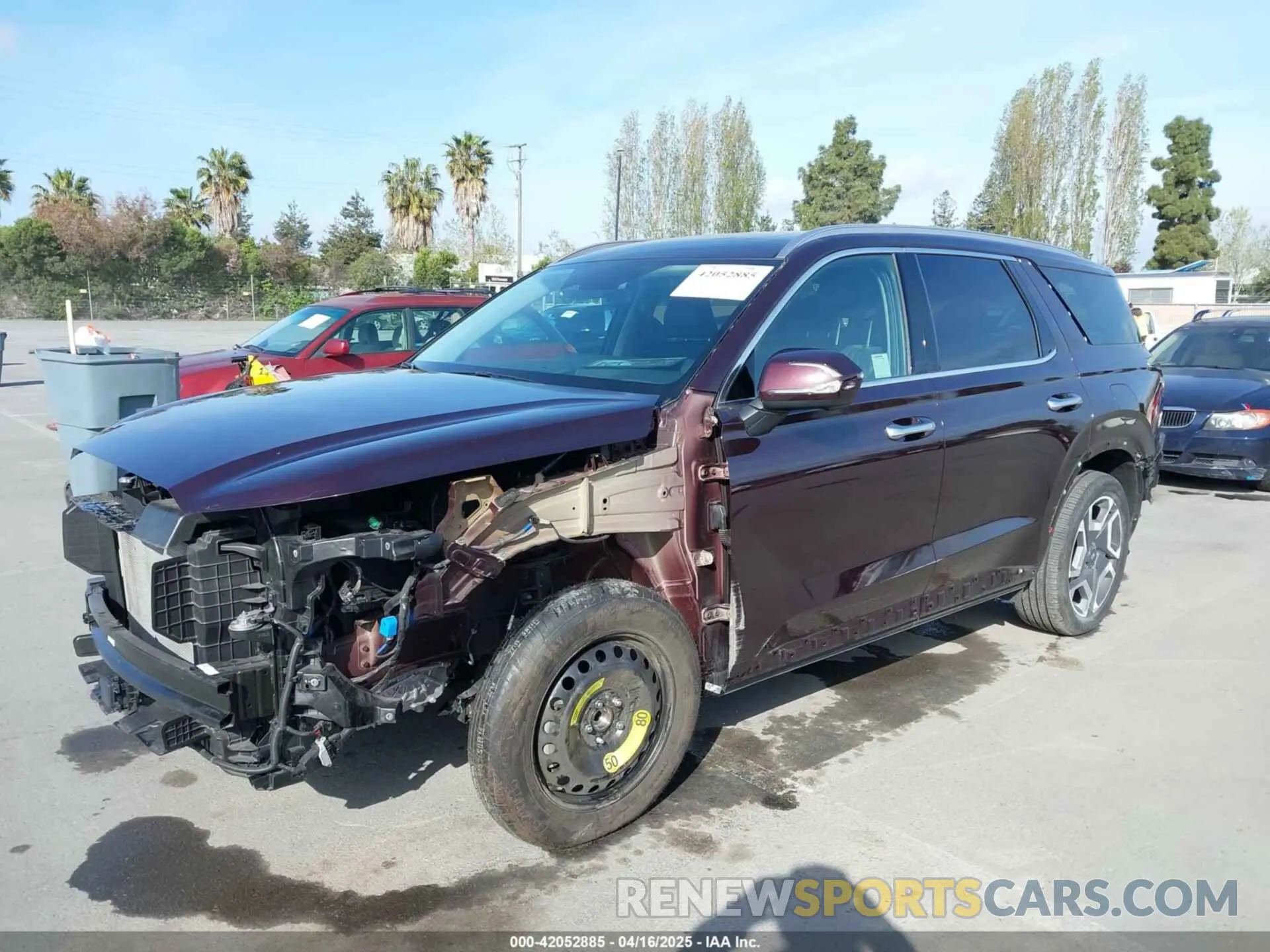 6 fotografías del automóvil dañado KM8R54GE2RU678722 HYUNDAI PALISADE 2024