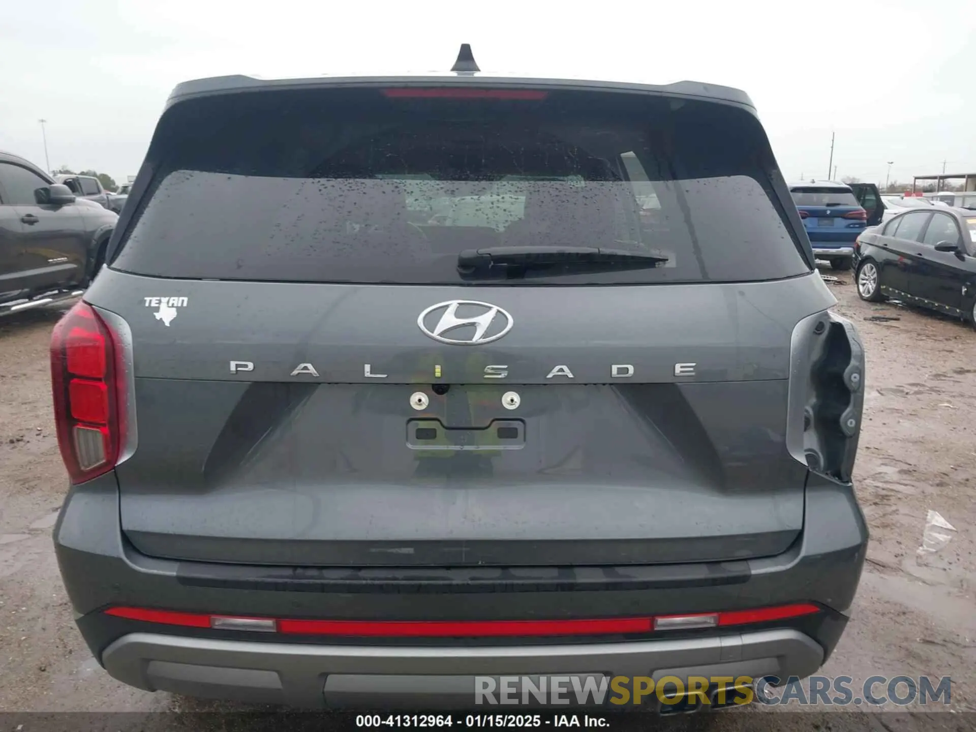 16 fotografías del automóvil dañado KM8R54GE4RU740900 HYUNDAI PALISADE 2024