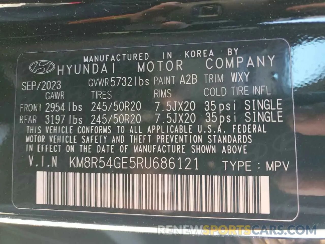 15 fotografías del automóvil dañado KM8R54GE5RU686121 HYUNDAI PALISADE 2024