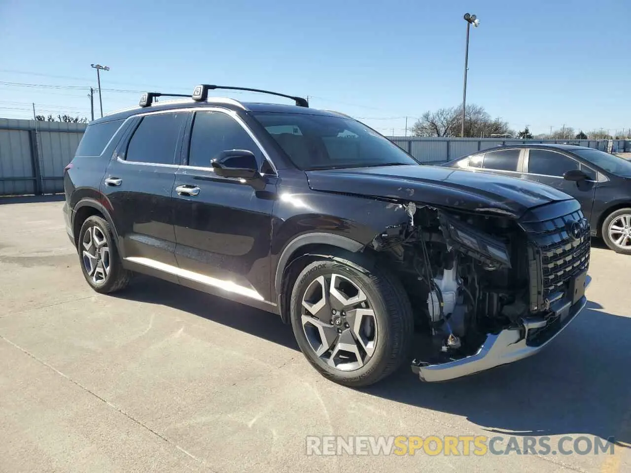 4 fotografías del automóvil dañado KM8R54GE5RU686121 HYUNDAI PALISADE 2024