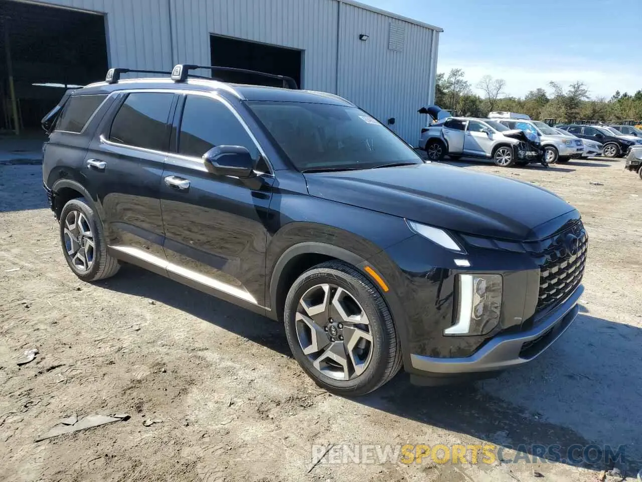 4 fotografías del automóvil dañado KM8R54GE7RU780422 HYUNDAI PALISADE 2024