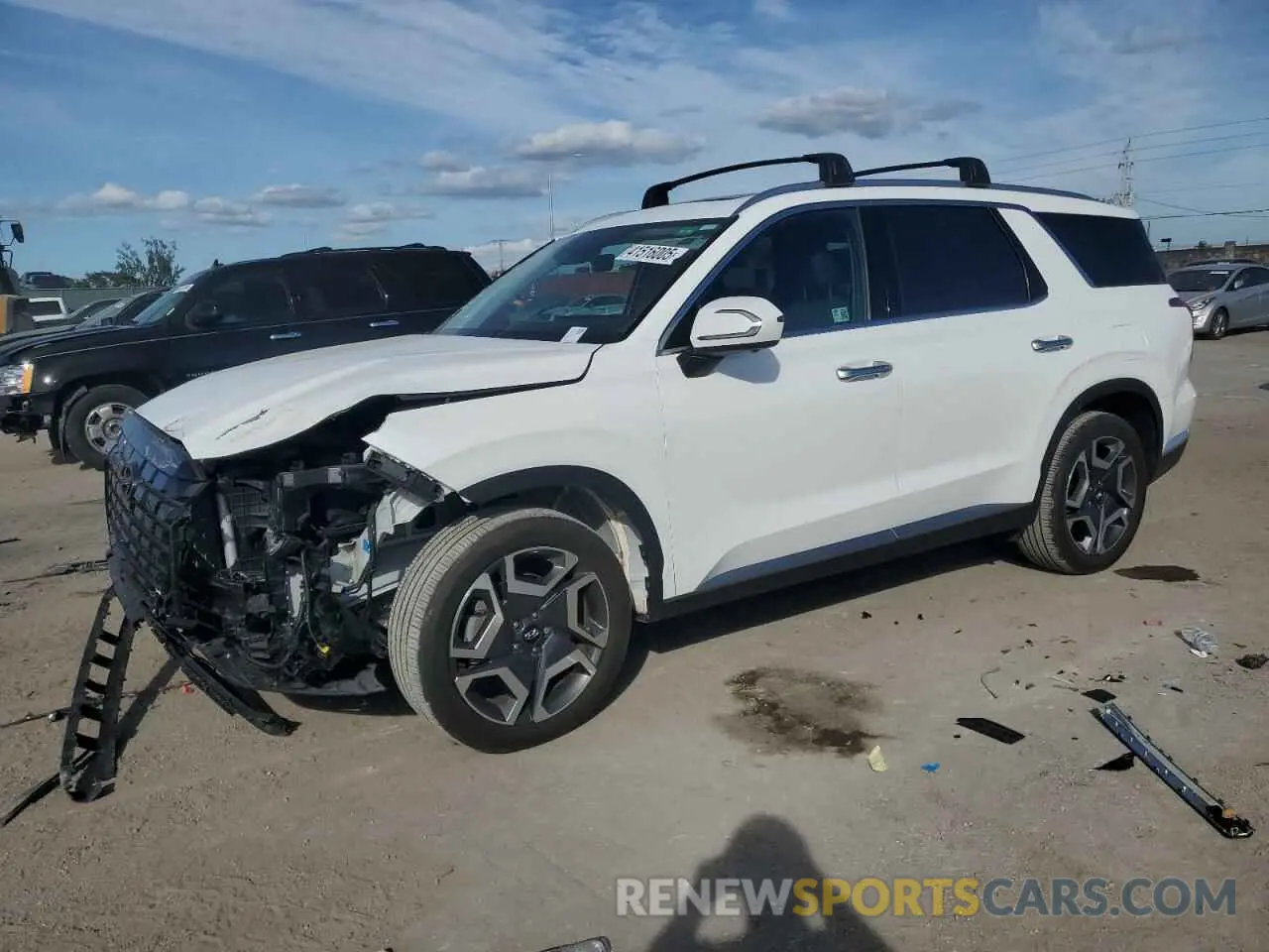 1 fotografías del automóvil dañado KM8R54GE9RU655325 HYUNDAI PALISADE 2024