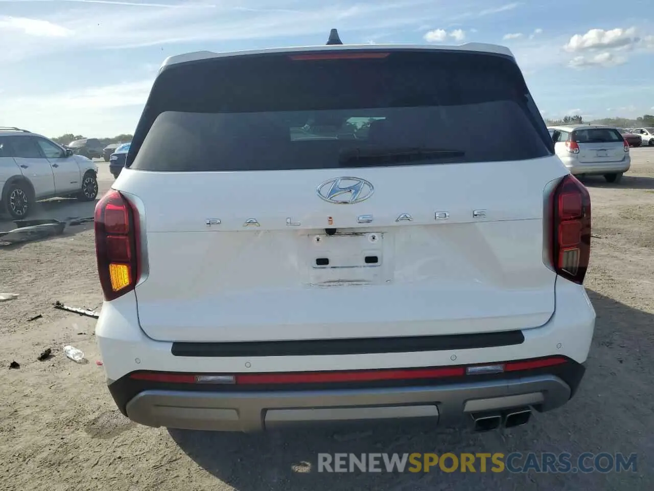 6 fotografías del automóvil dañado KM8R54GE9RU655325 HYUNDAI PALISADE 2024