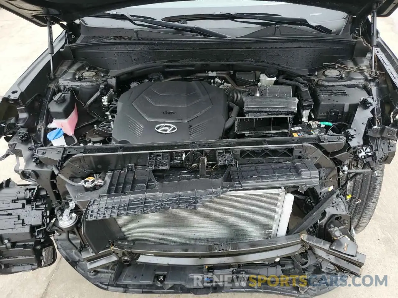 12 fotografías del automóvil dañado KM8R54GE9RU742884 HYUNDAI PALISADE 2024