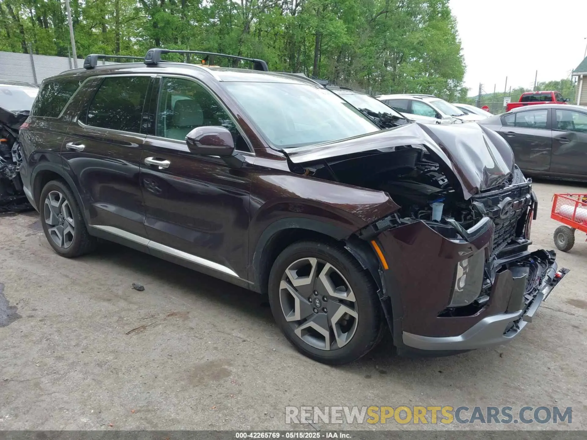 1 fotografías del automóvil dañado KM8R5DGE0RU688648 HYUNDAI PALISADE 2024