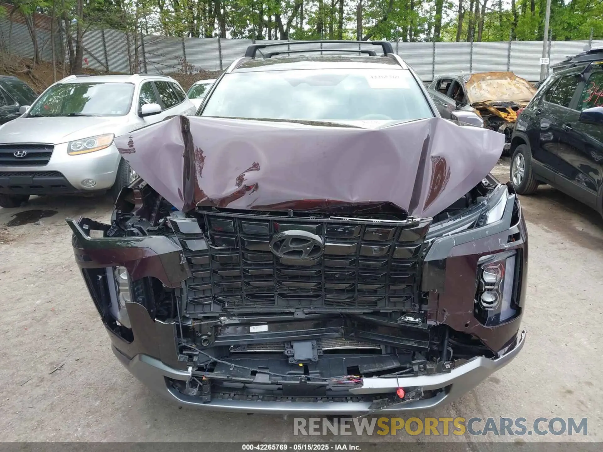 12 fotografías del automóvil dañado KM8R5DGE0RU688648 HYUNDAI PALISADE 2024