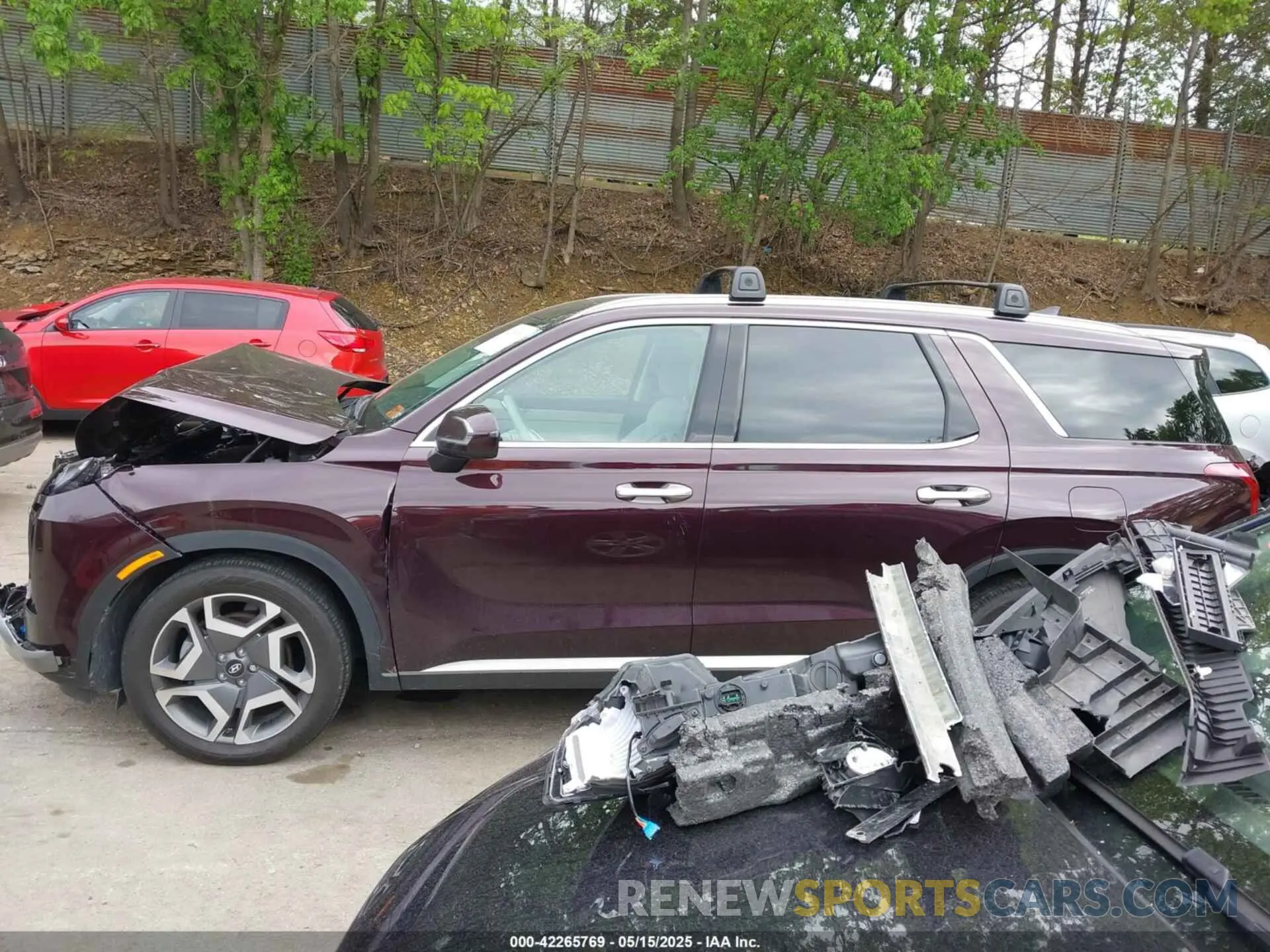 14 fotografías del automóvil dañado KM8R5DGE0RU688648 HYUNDAI PALISADE 2024