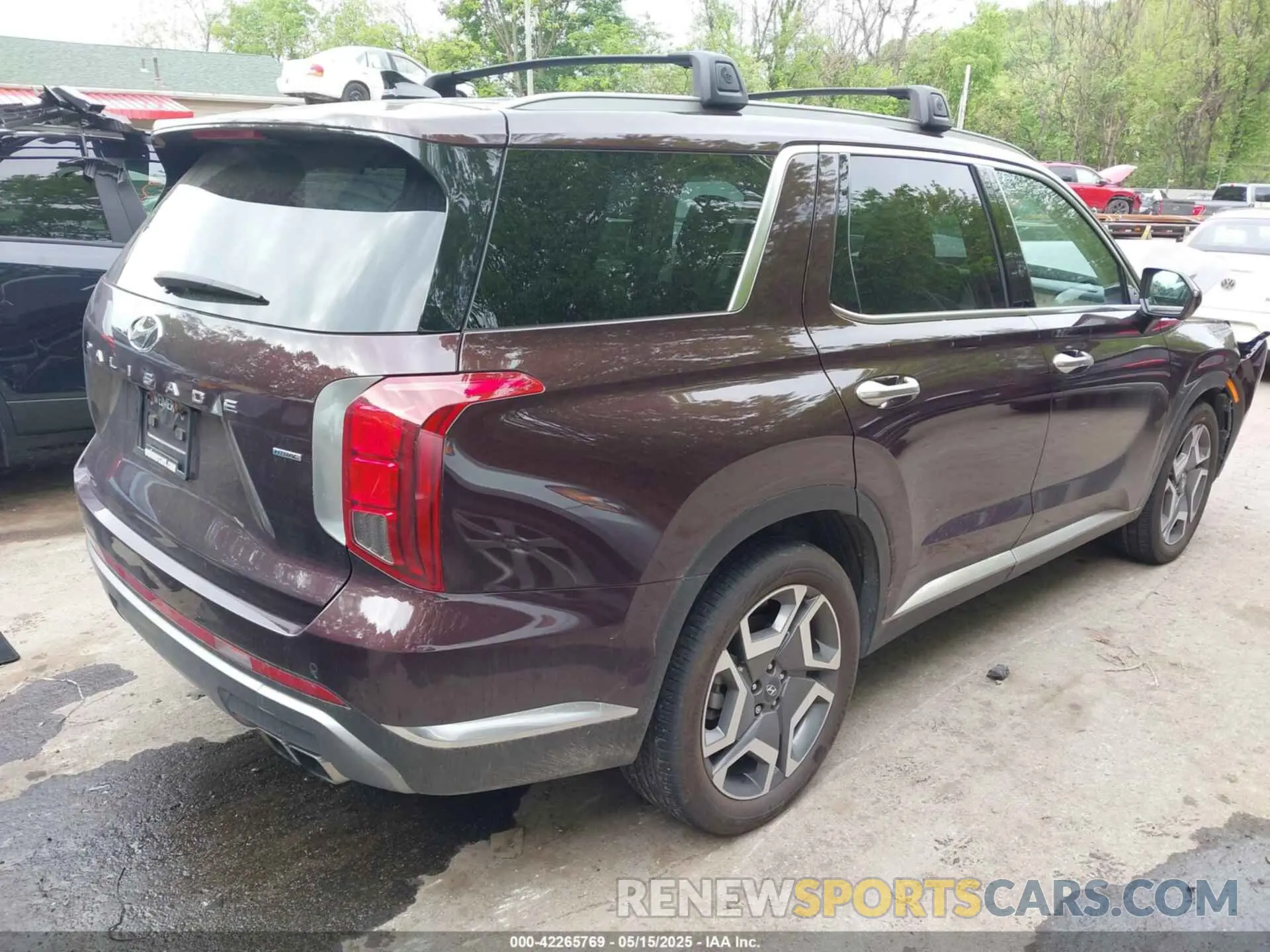 4 fotografías del automóvil dañado KM8R5DGE0RU688648 HYUNDAI PALISADE 2024