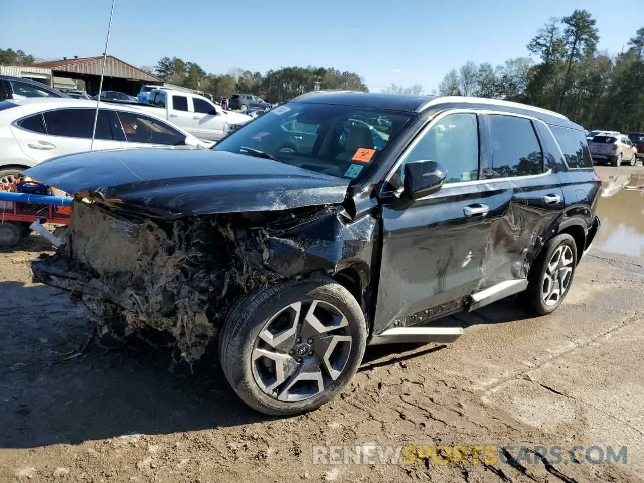 1 fotografías del automóvil dañado KM8R5DGE0RU720076 HYUNDAI PALISADE 2024