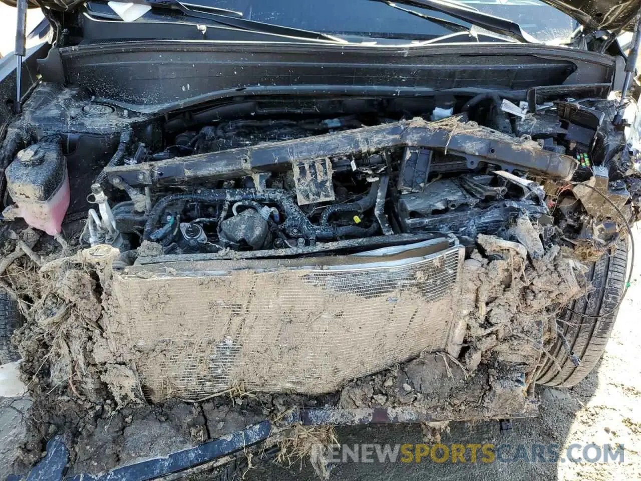 12 fotografías del automóvil dañado KM8R5DGE0RU720076 HYUNDAI PALISADE 2024