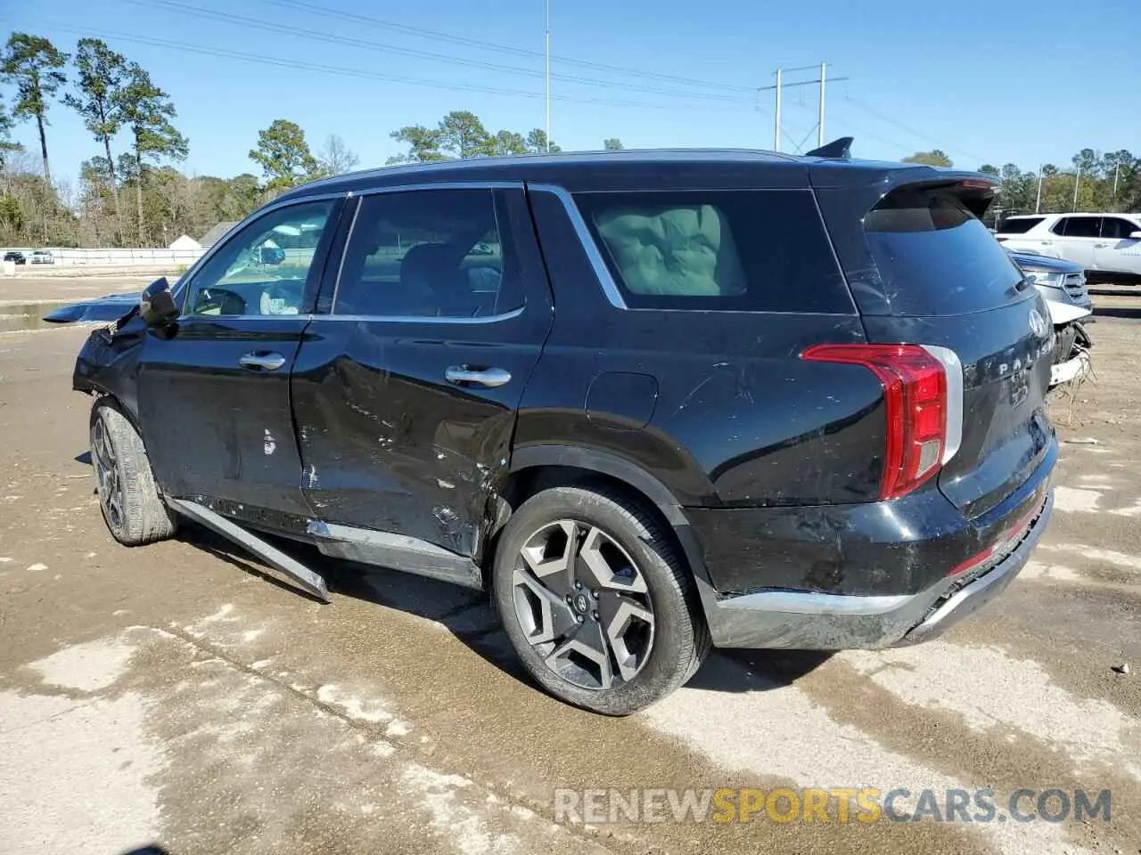 2 fotografías del automóvil dañado KM8R5DGE0RU720076 HYUNDAI PALISADE 2024