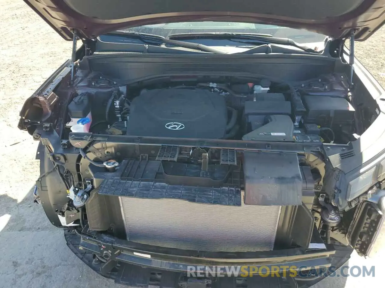 11 fotografías del automóvil dañado KM8R5DGE0RU762098 HYUNDAI PALISADE 2024