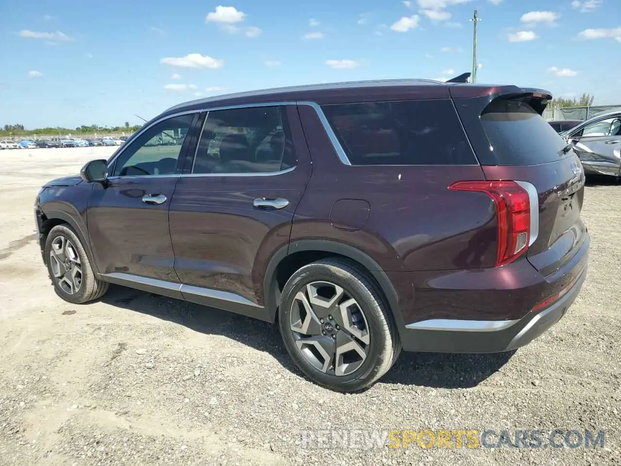 2 fotografías del automóvil dañado KM8R5DGE0RU762098 HYUNDAI PALISADE 2024
