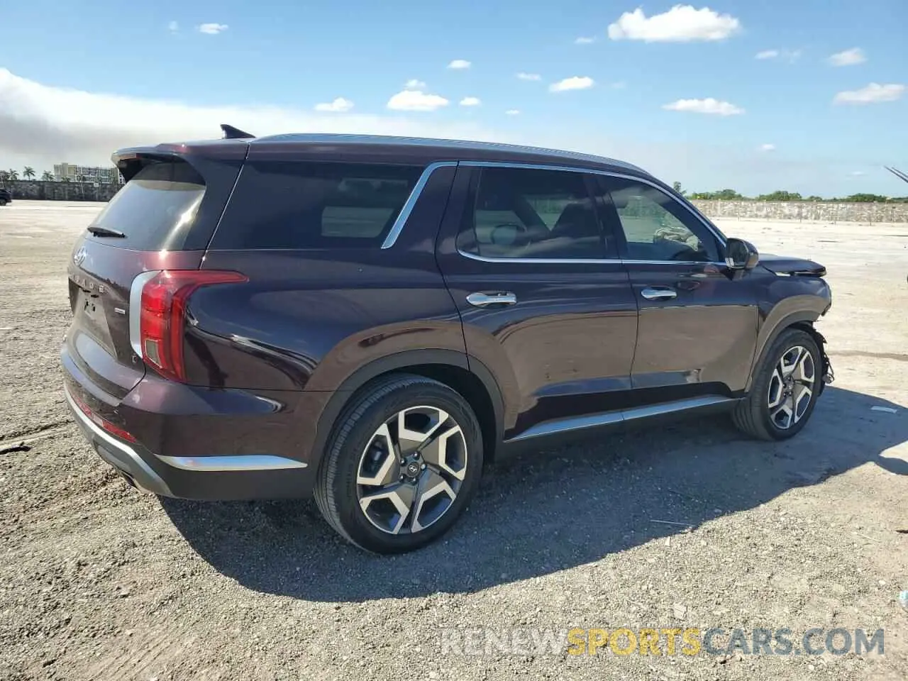 3 fotografías del automóvil dañado KM8R5DGE0RU762098 HYUNDAI PALISADE 2024