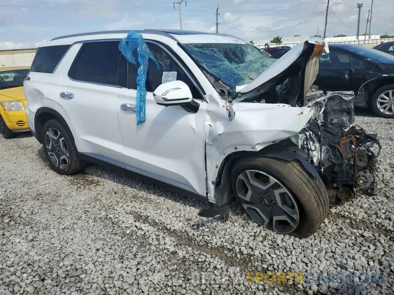 4 fotografías del automóvil dañado KM8R5DGE1RU664813 HYUNDAI PALISADE 2024